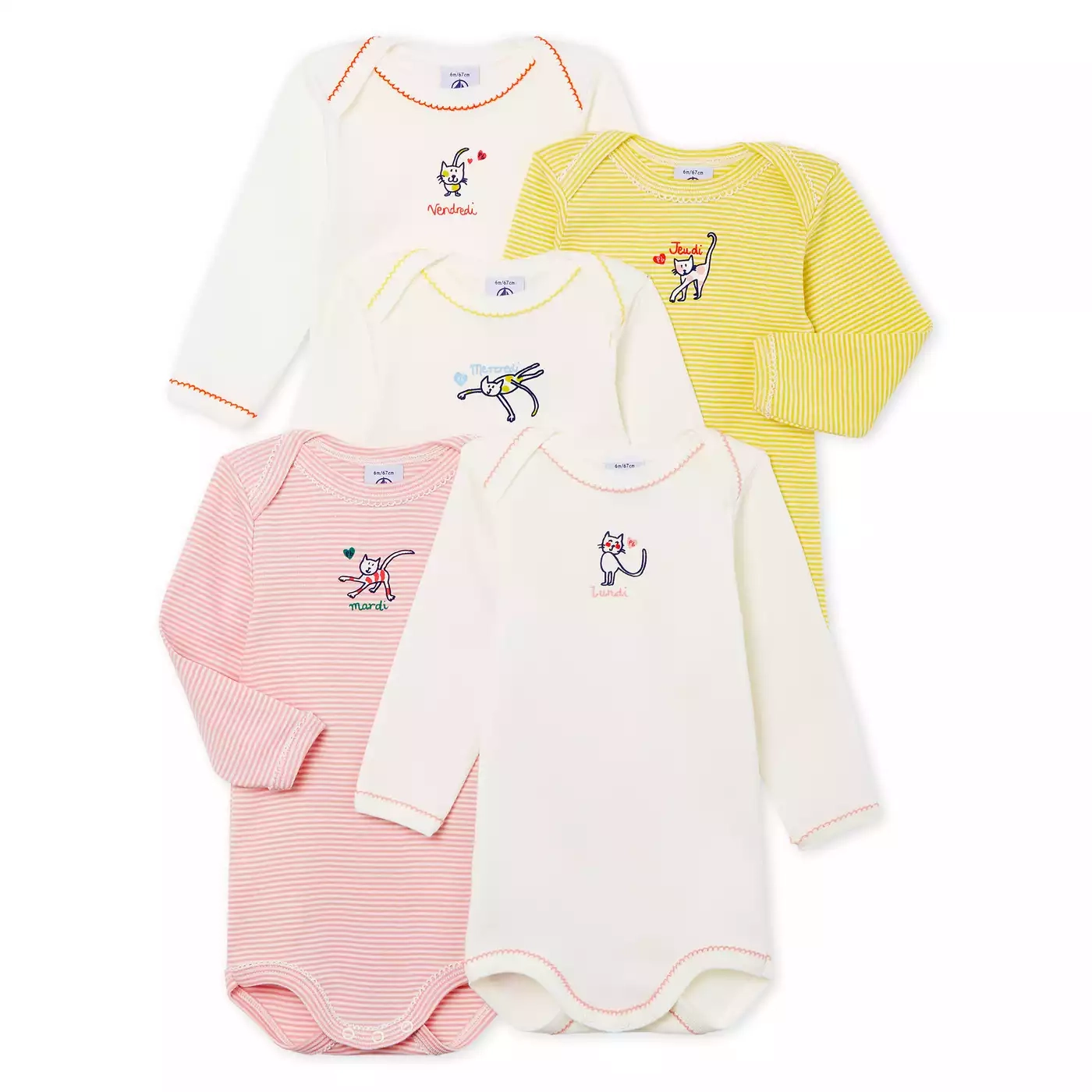 Langarmbodys, PETIT BATEAU – Produktansicht