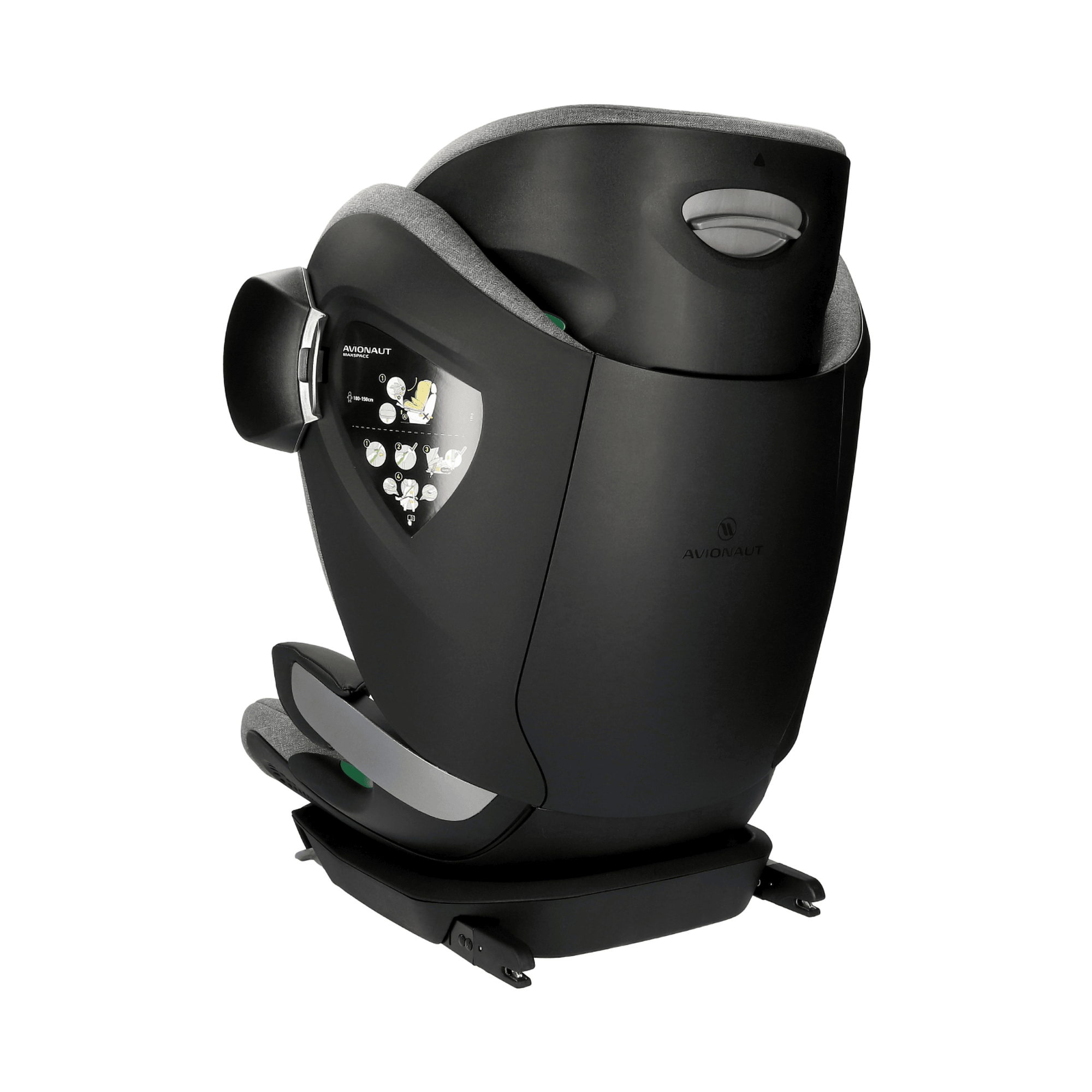 Kindersitze 15-36 kg, Gruppe 2/3, AVIONAUT, Grau – Produktansicht