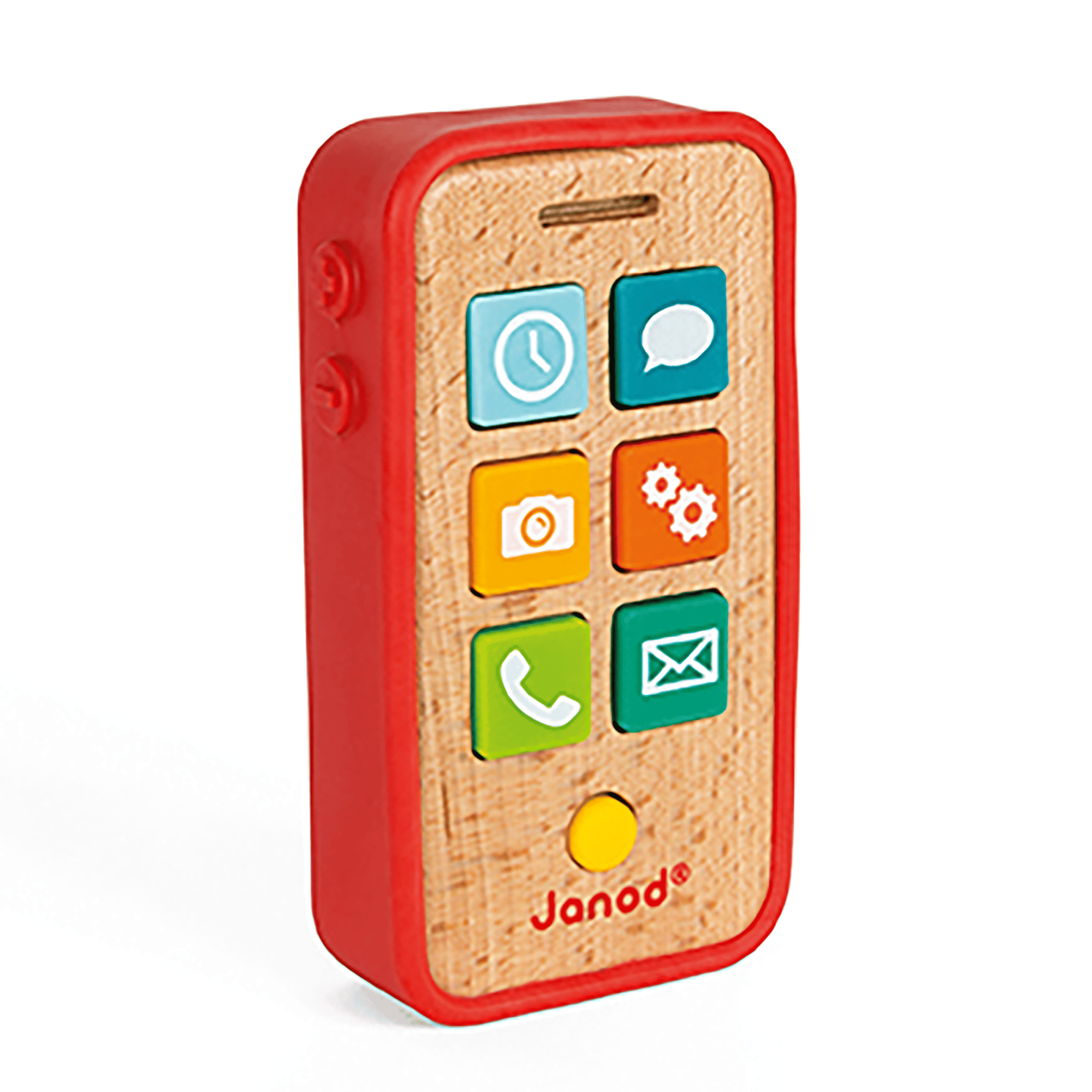 Smartphone aus Holz Janod Rot 2000584977000 1