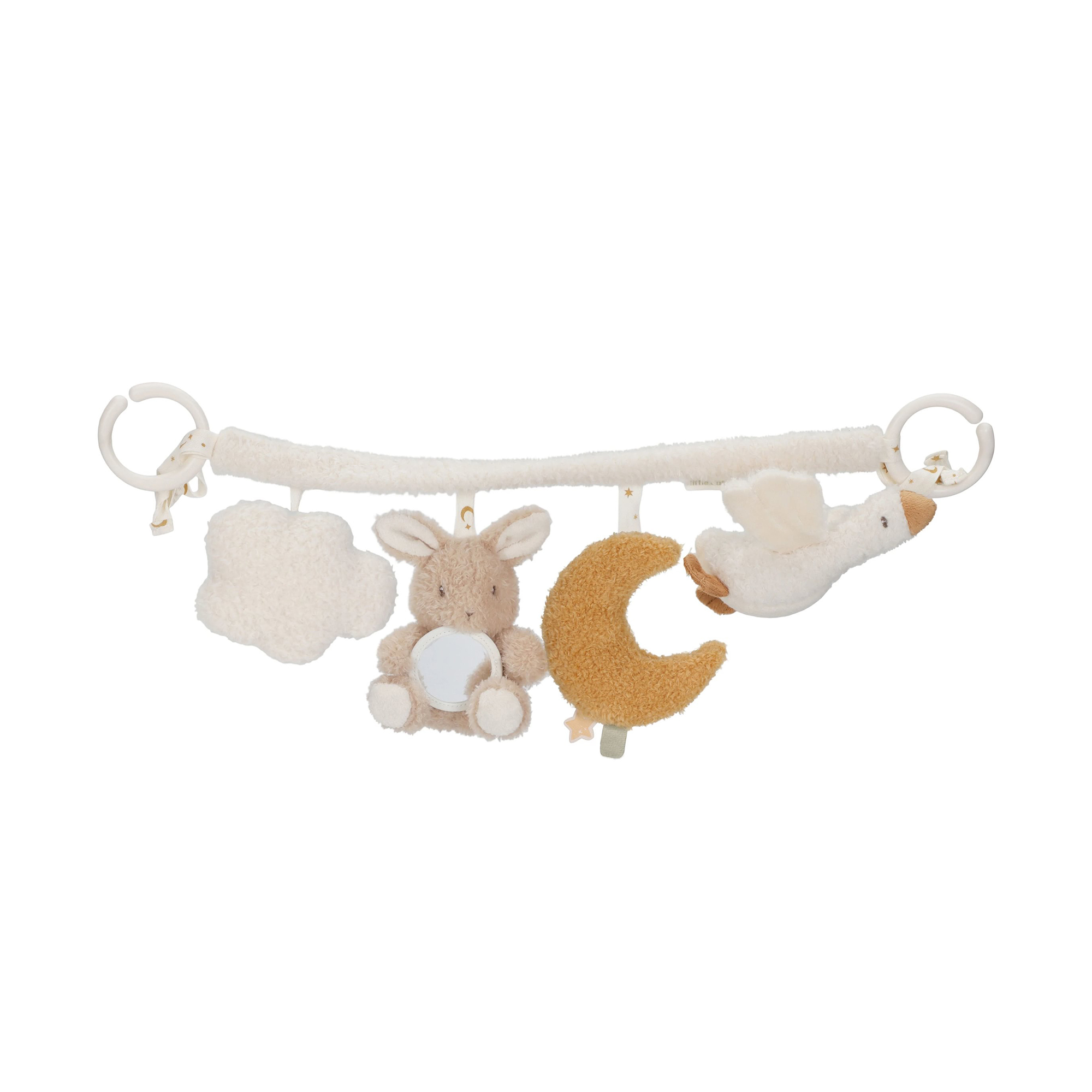 Kinderwagenketten, LITTLE DUTCH, Mehrfarbig – Besonderheit: leicht am Kinderwagen zu befestigen