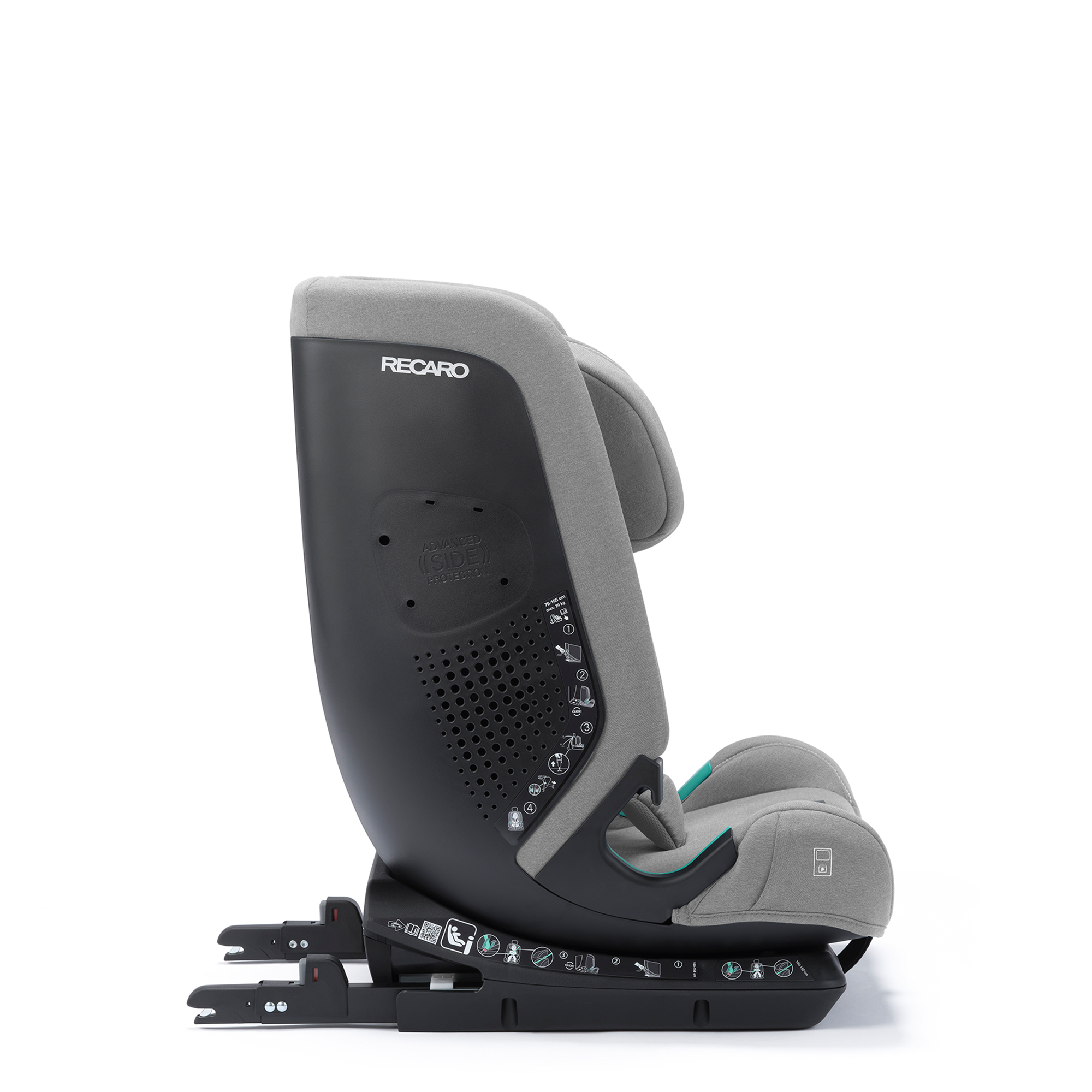 Kindersitze 9-36 kg, Gruppe 1/2/3, RECARO – Produktansicht