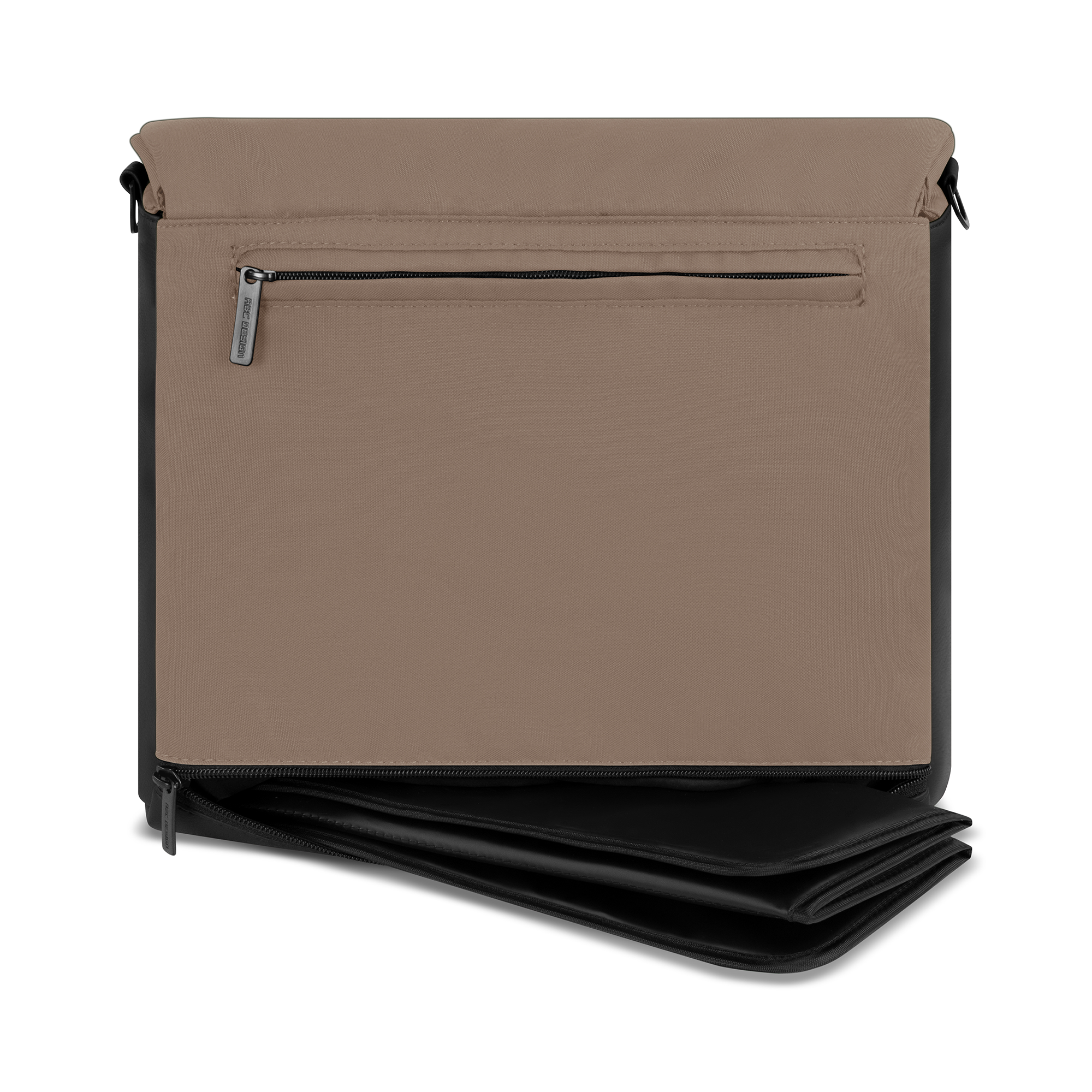 Wickeltaschen grau, ABC DESIGN, Beige – Produktansicht