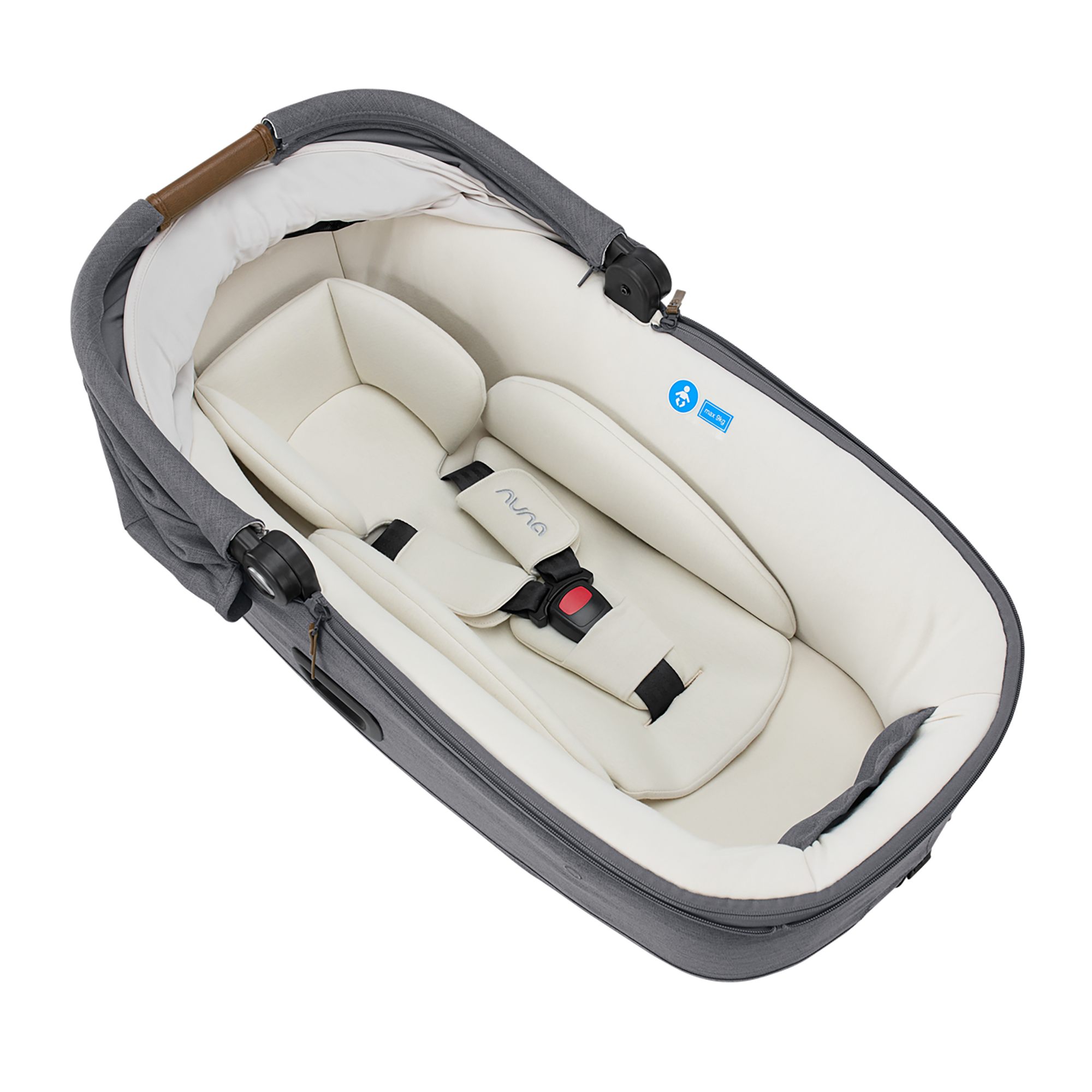 Babyschalen 0-13 kg, Gruppe 0+, nuna, Grau – Produktansicht