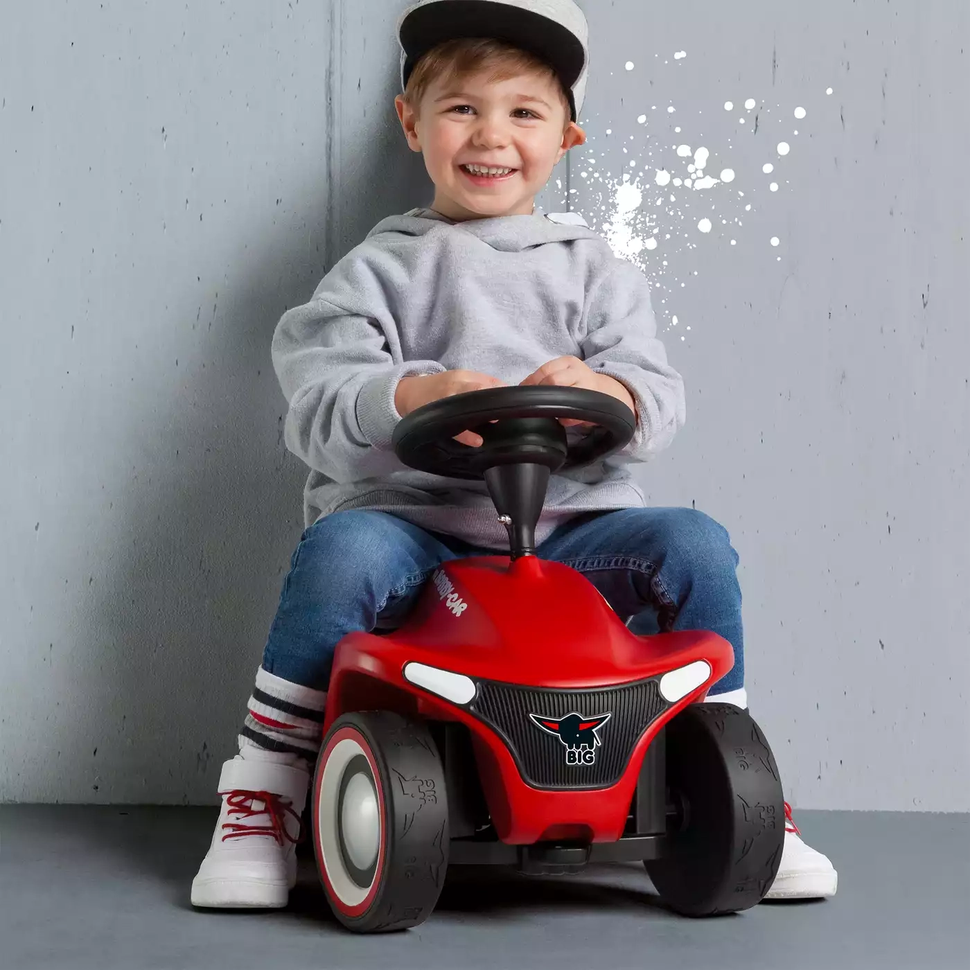 Bobby Car & Zubehör, BIG, Rot – Besonderheit: mit Flüsterrädern