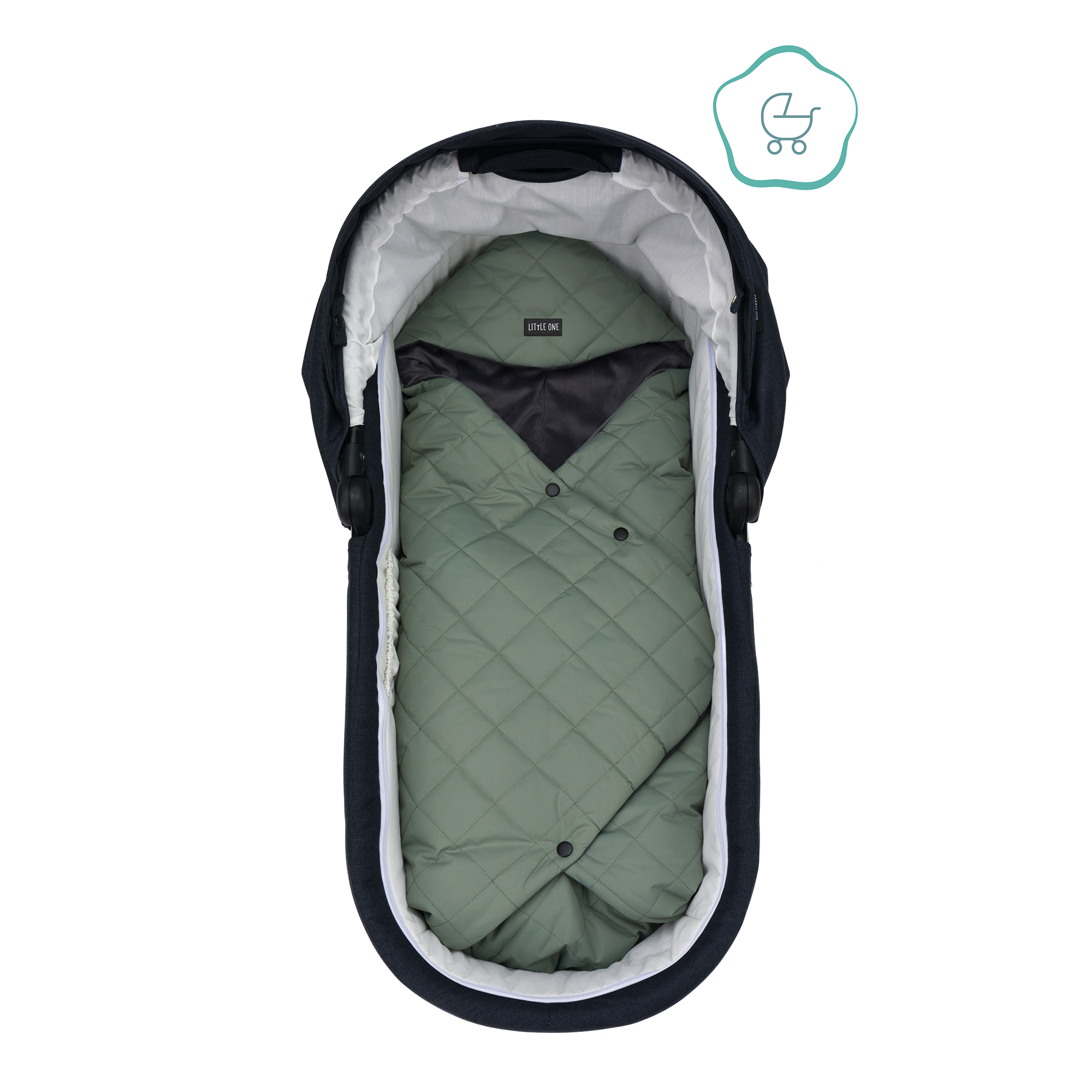 Einschlagdecken & Decken, LITTLE ONE, Grün – Produktansicht