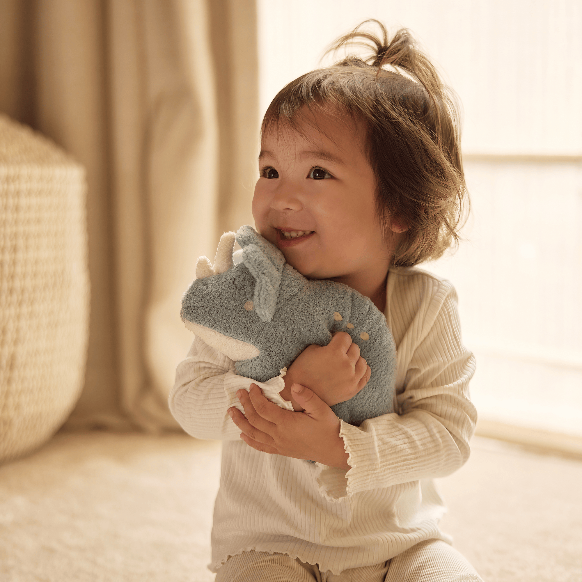 Kuscheltiere, jollein, Grün – Besonderheit: kuschelweicher Begleiter