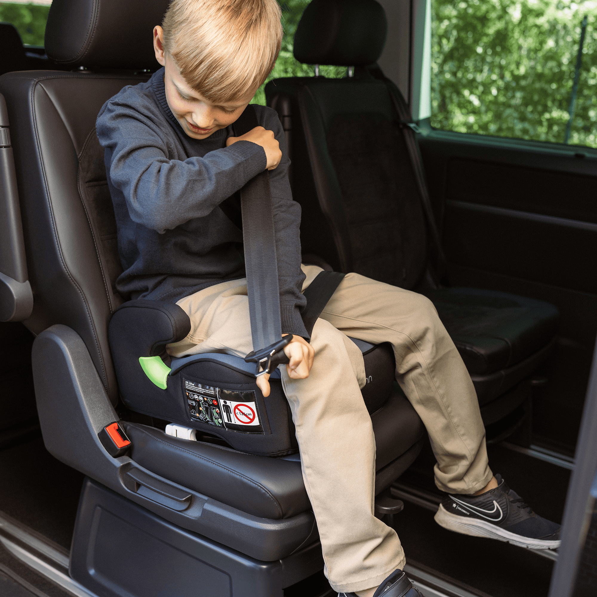 Kindersitze 15-36 kg, Gruppe 2/3, osann, Schwarz – Produktansicht