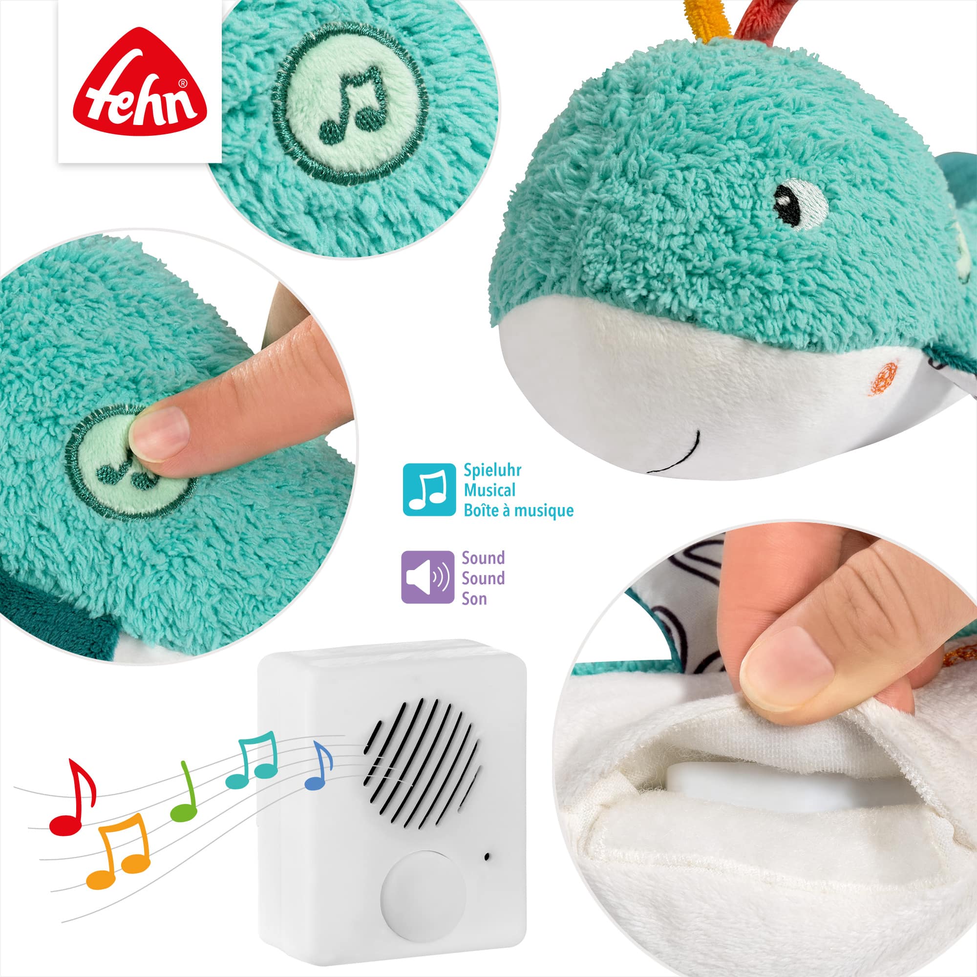 Einschlafhilfen, fehn, Mehrfarbig – Produktansicht