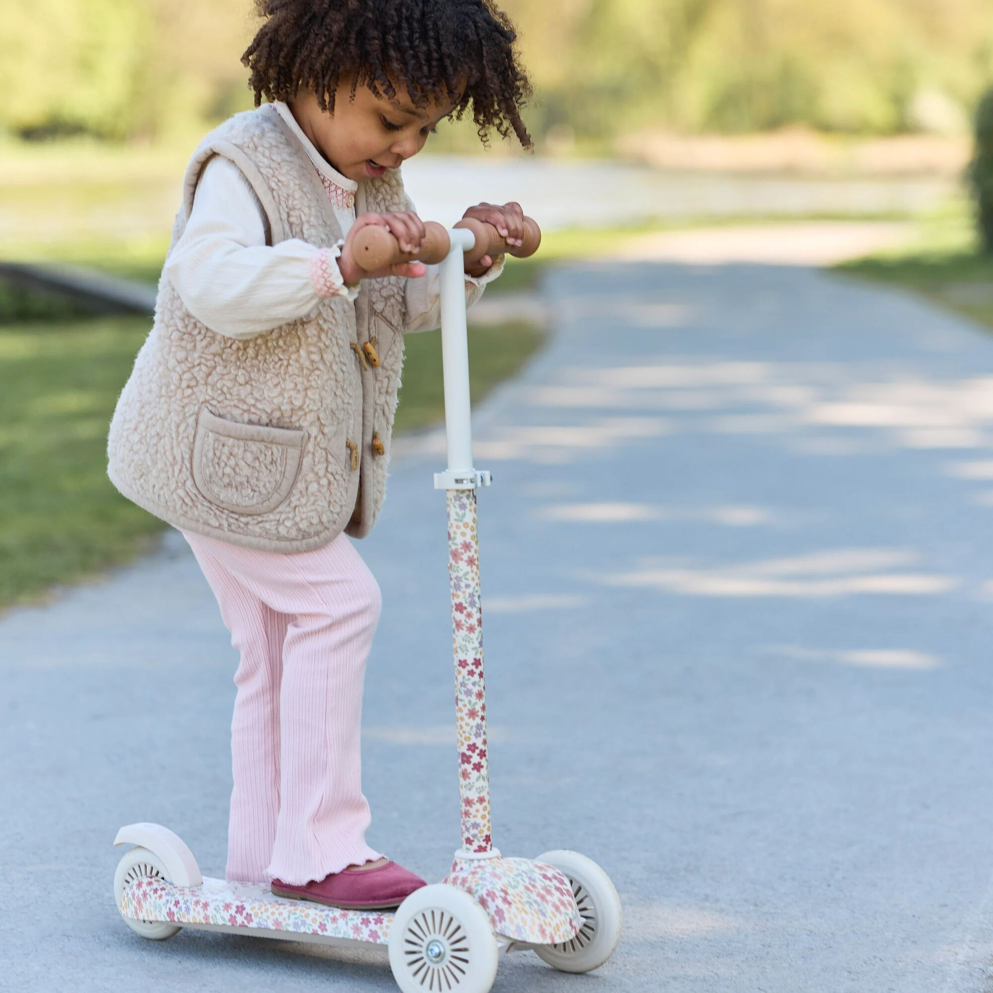 Roller, LITTLE DUTCH, Weiß – Besonderheit: höhenverstellbarer Lenker