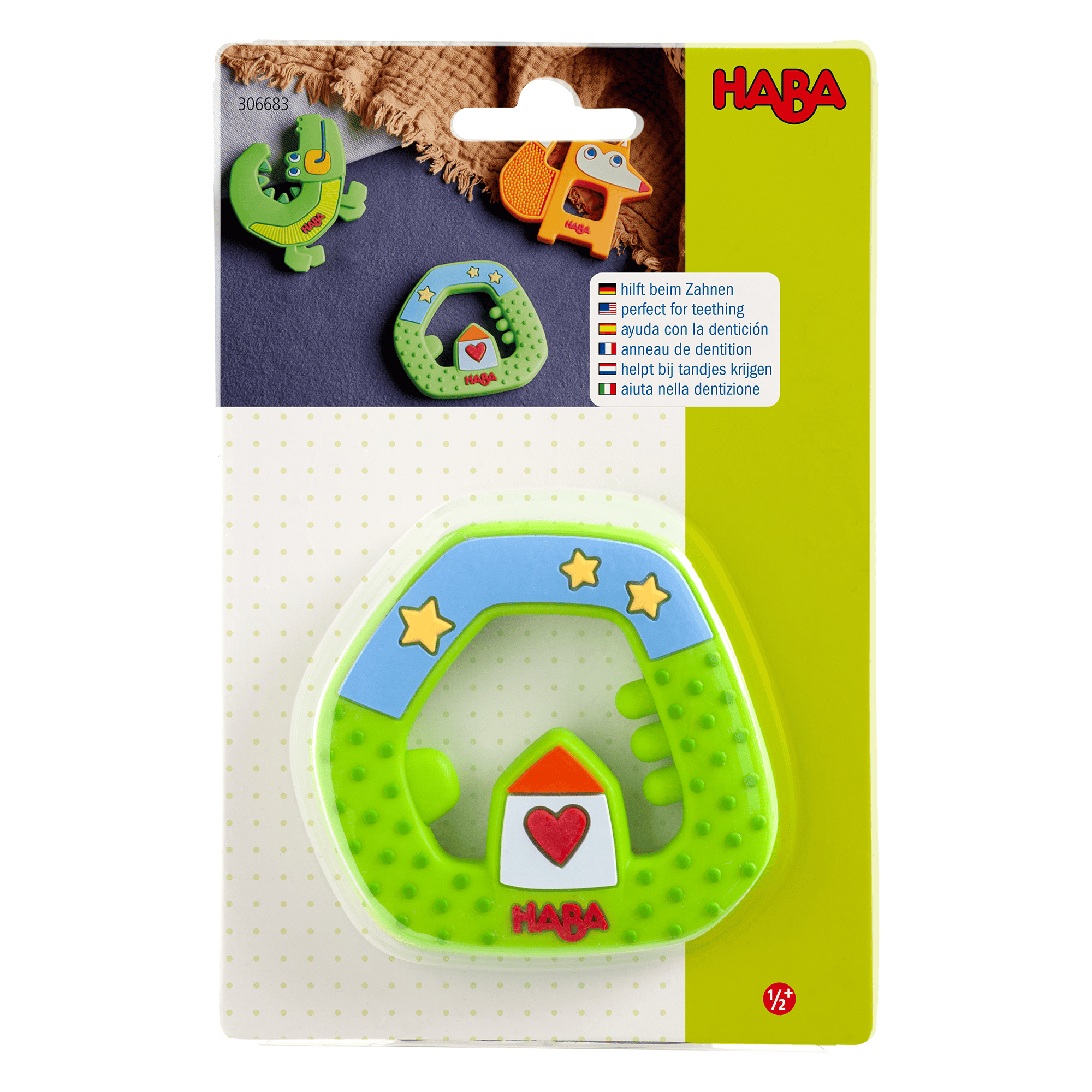 Beißringe, HABA, Grün – Produktansicht