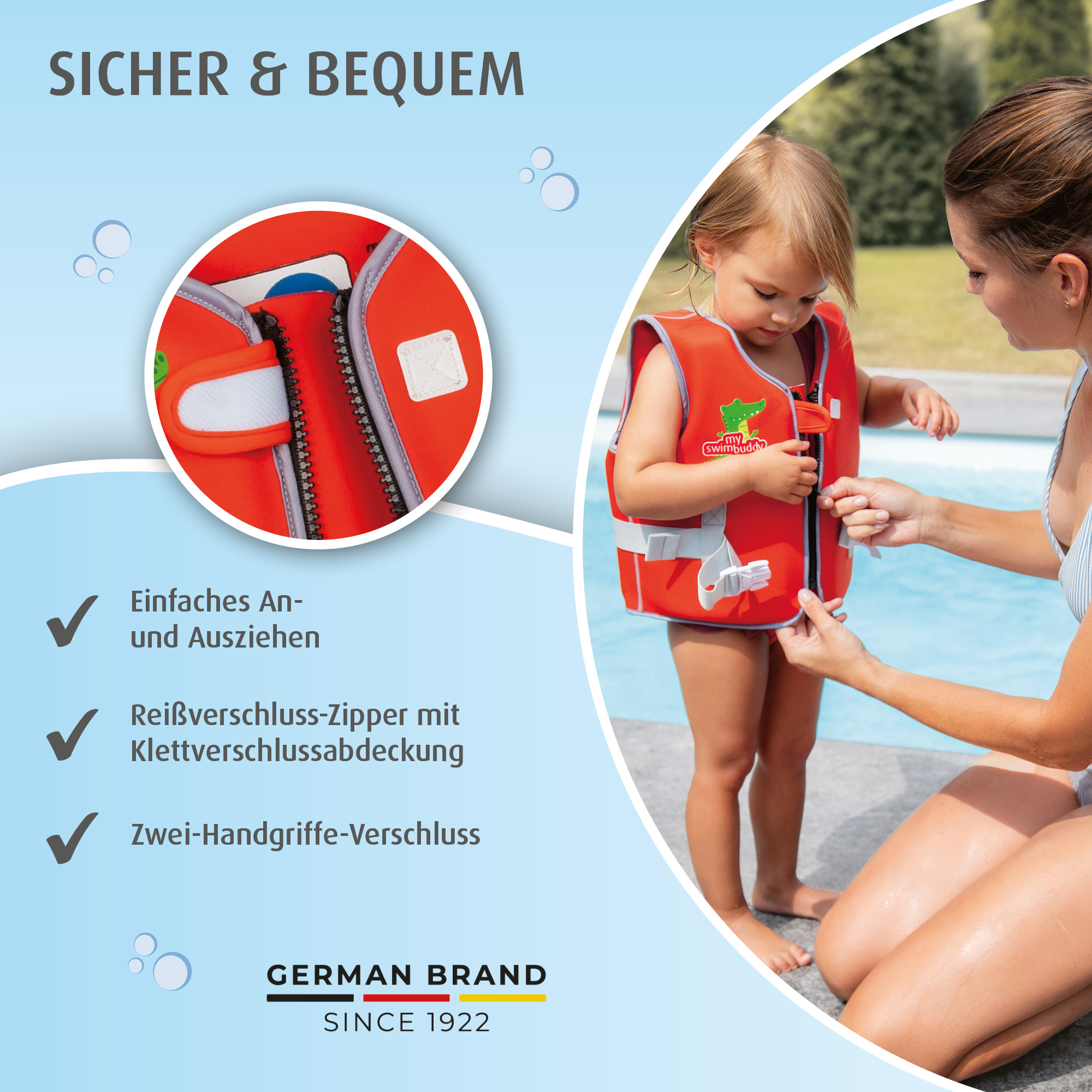 Schwimmflügel & Schwimmhilfen, reer, Rot – Produktansicht