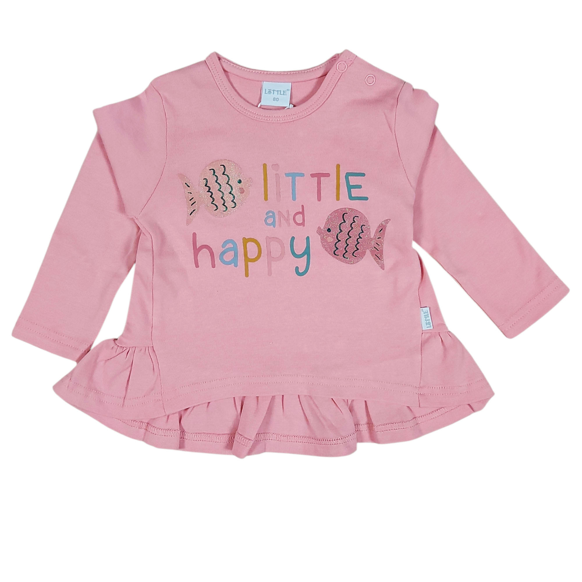Langarmshirts, LITTLE, Pink – Produktansicht