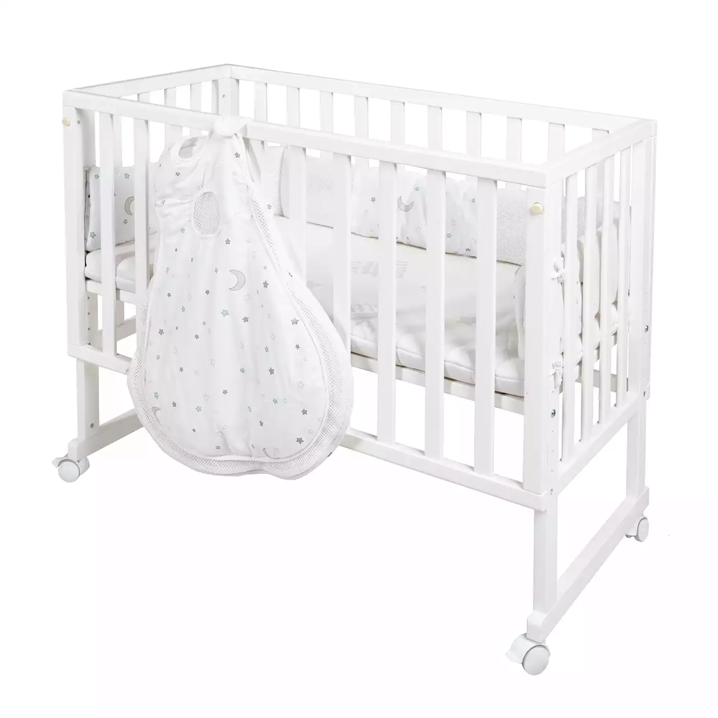 Stubenwagen & Wiegen, roba, Weiß – Besonderheit: inkl. atmungsaktiver Matratze