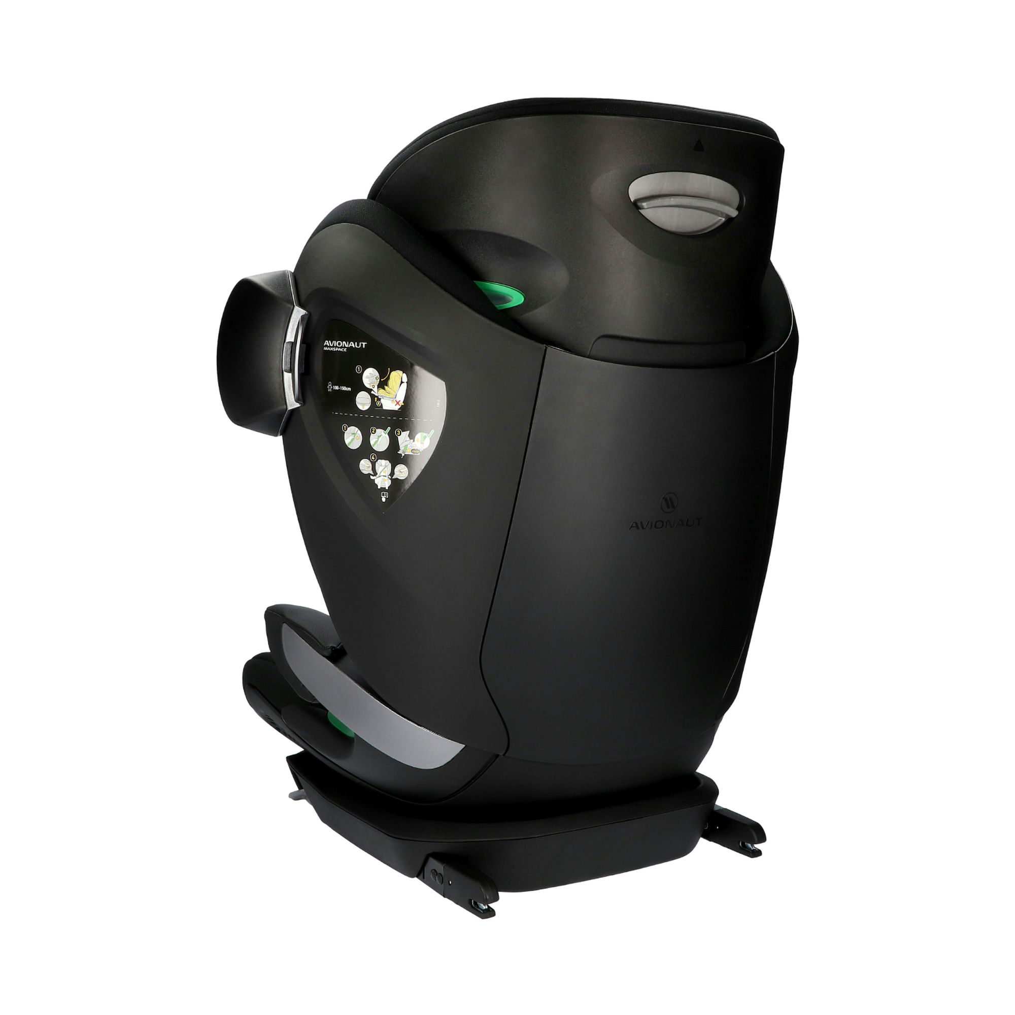 Kindersitze 15-36 kg, Gruppe 2/3, AVIONAUT, Schwarz – Produktansicht