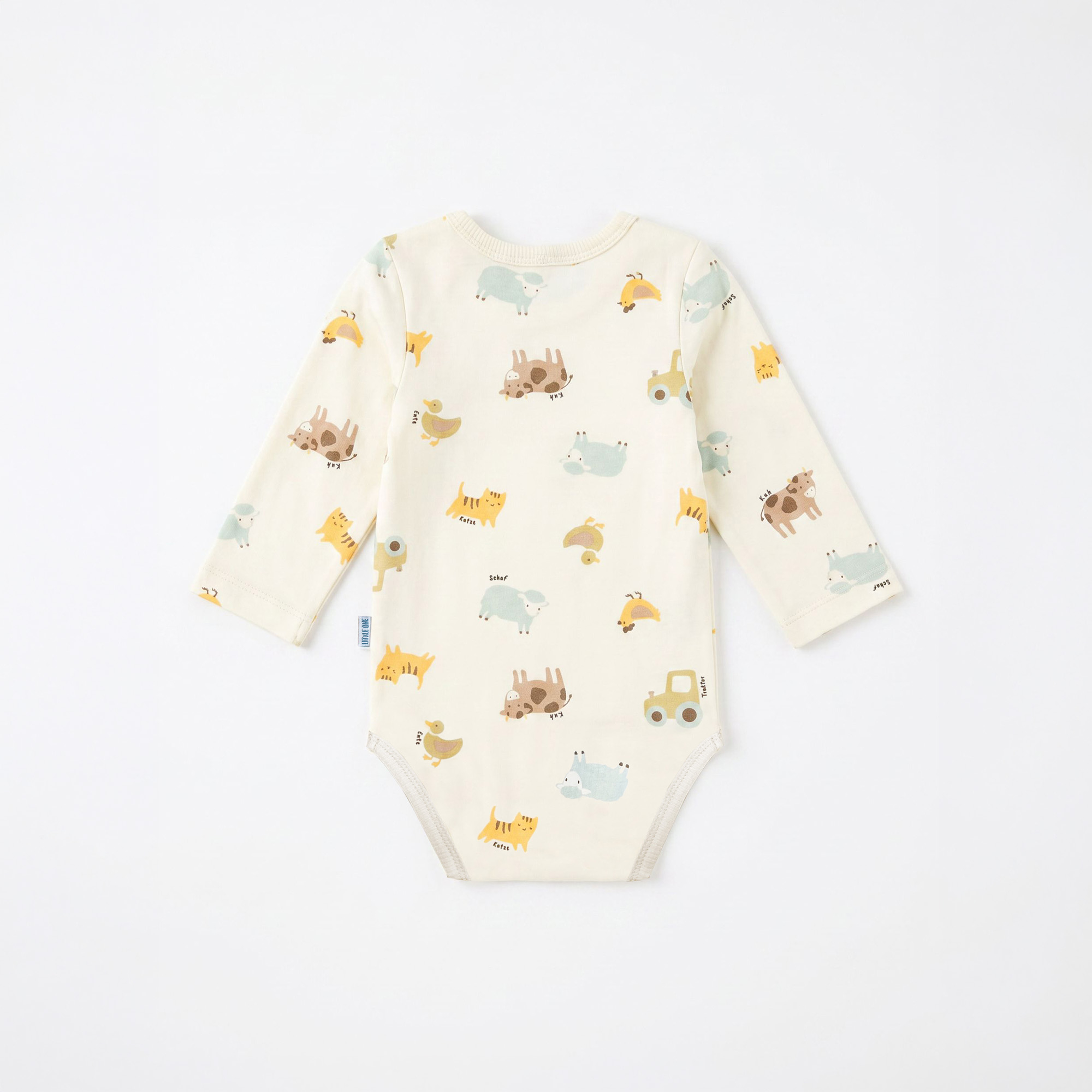 Langarmbodys, LITTLE ONE, Weiß – Besonderheit: angenehmer Single-Jersey