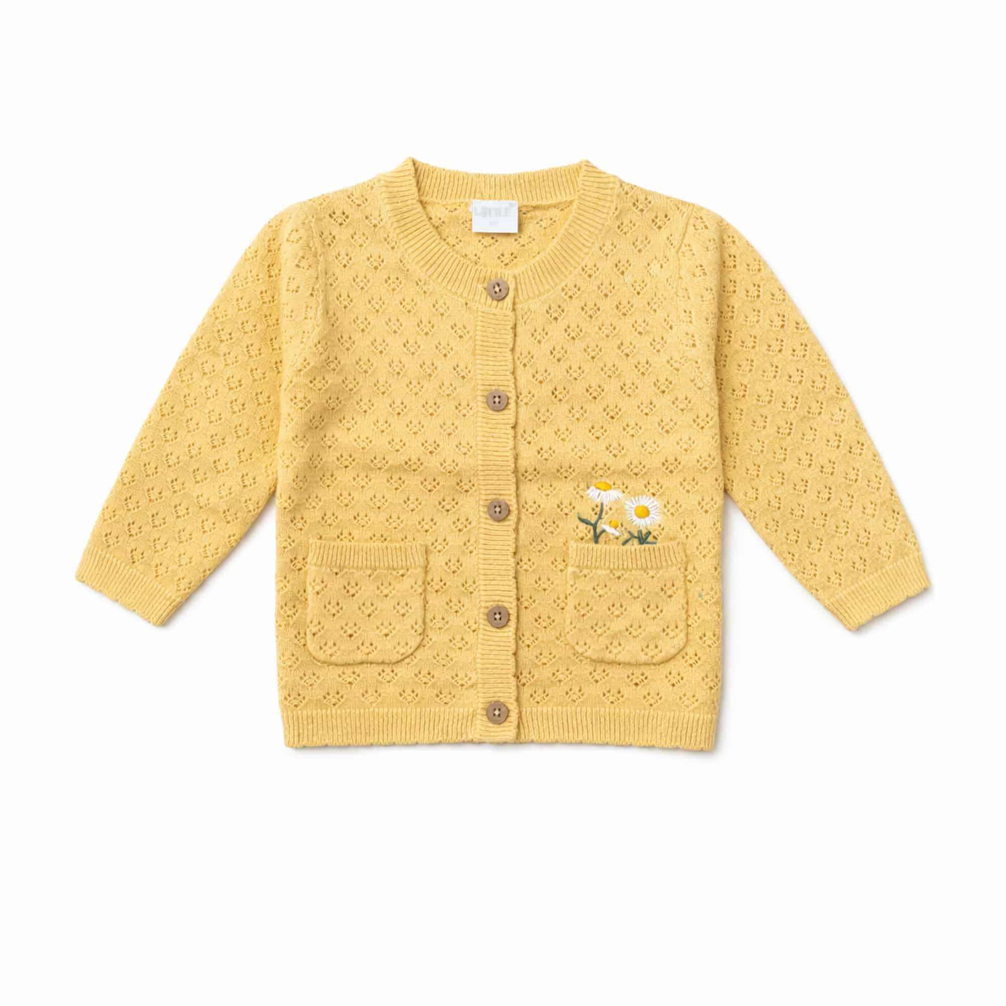 Sweat-, Fleece- & Strickjacken, LITTLE, Gelb – Produktansicht
