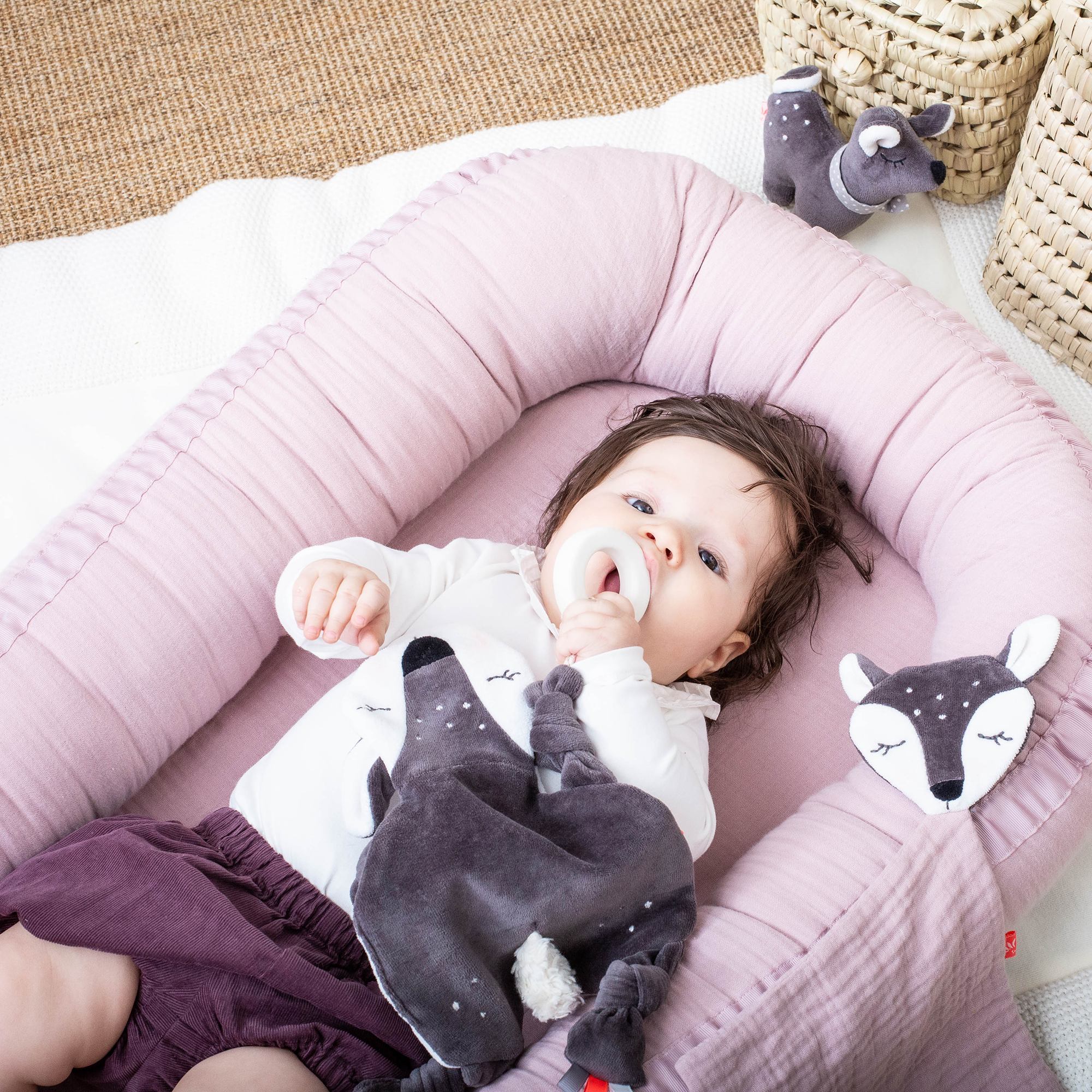 Kuscheltiere, kikadu, Mehrfarbig – Besonderheit: aus Bio-Baumwolle