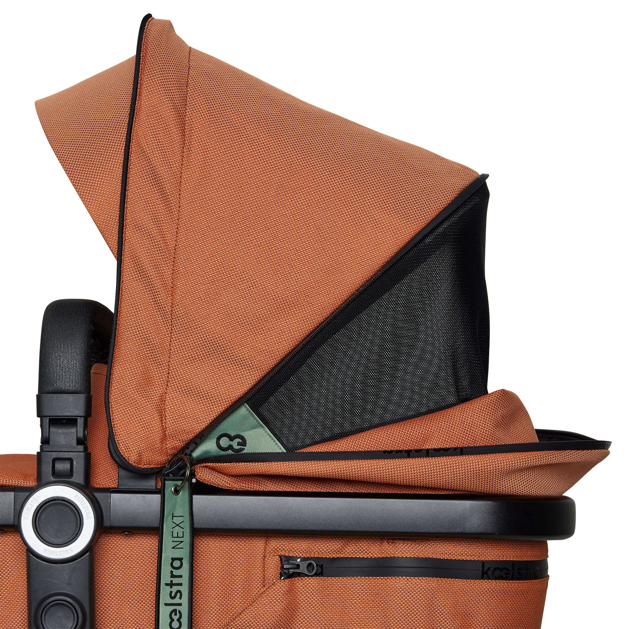 Kombi-Kinderwagen, KOeLSTRA, Orange – Produktansicht