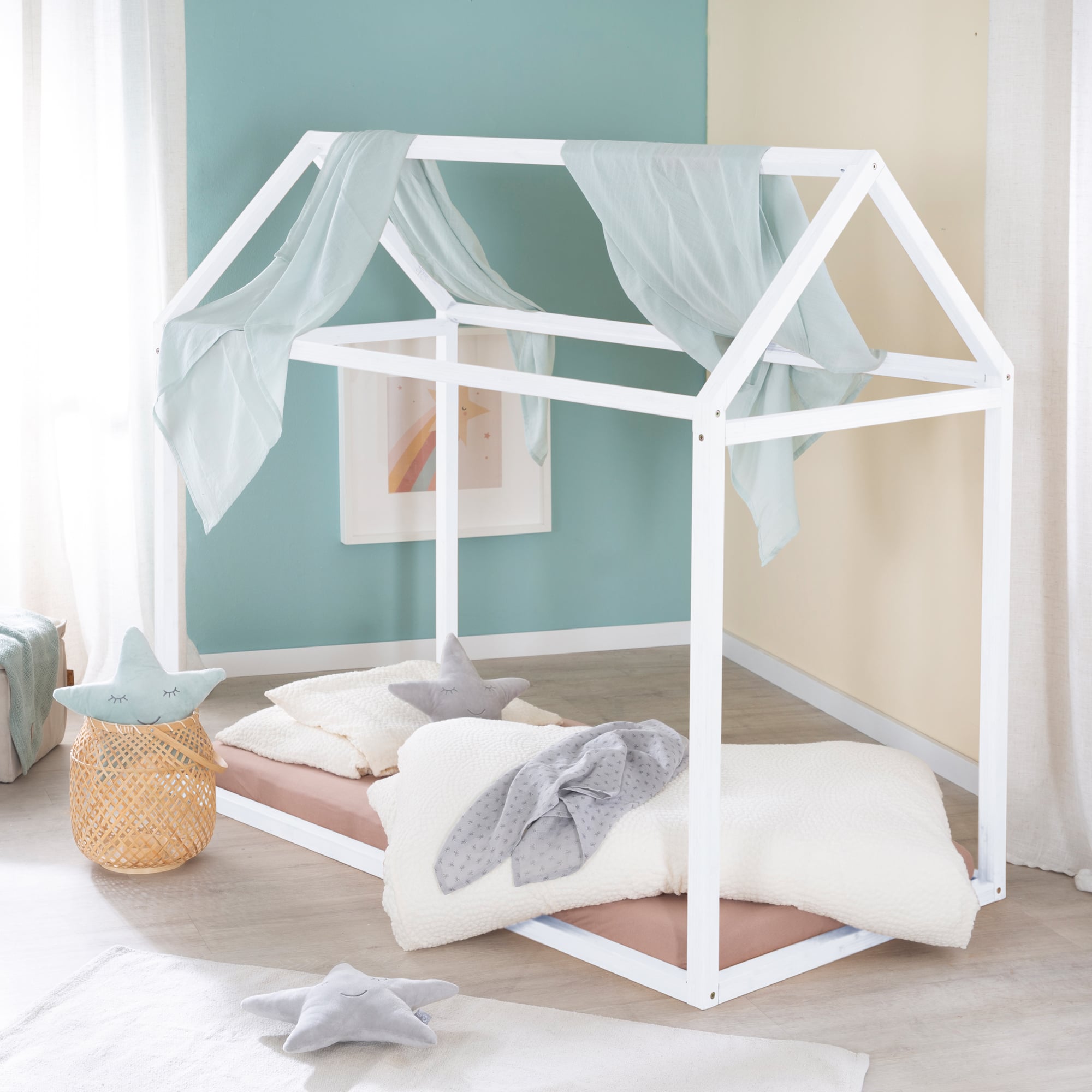 Hausbett, roba, Weiß – Produktansicht