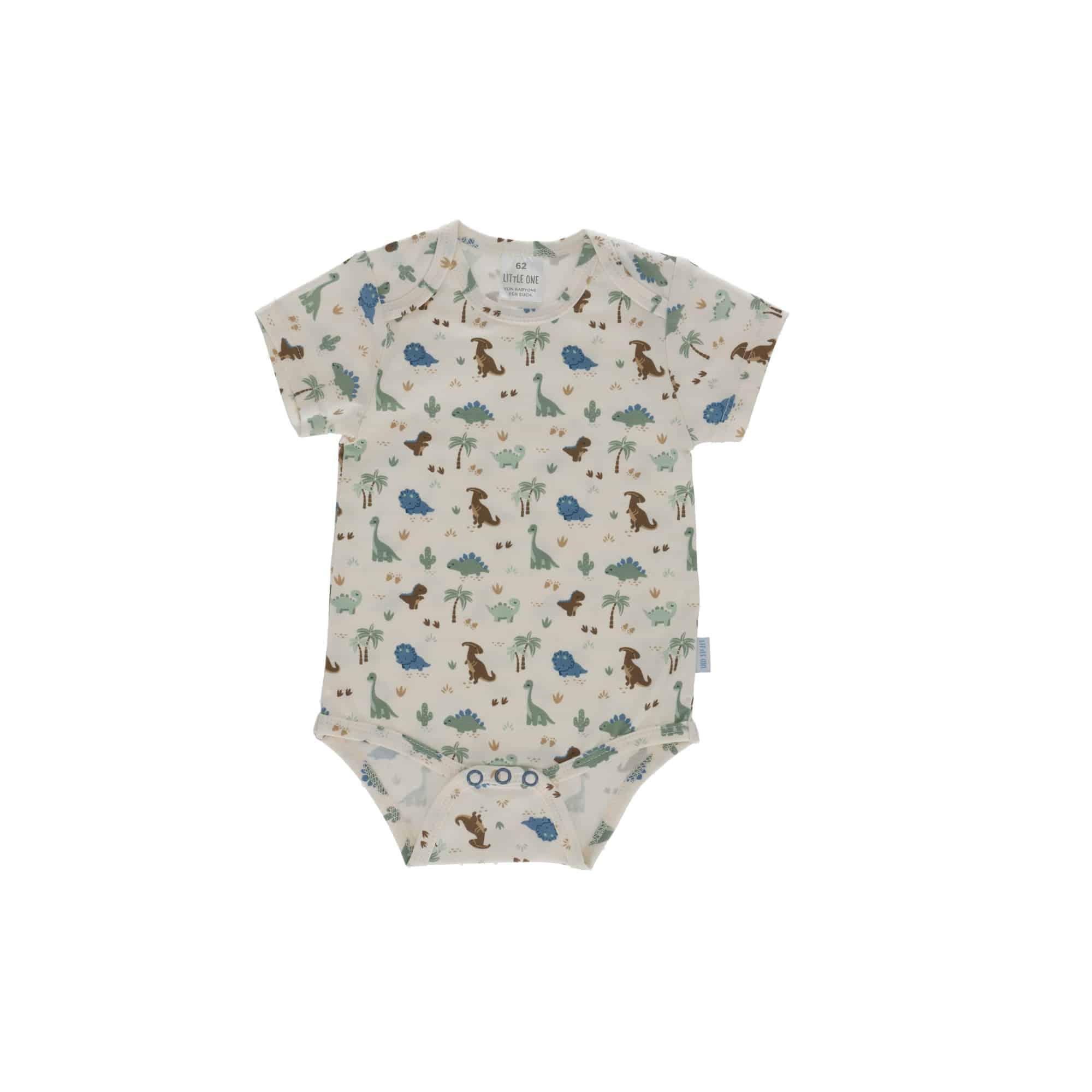 Kurzarmbodys, LITTLE ONE, Weiß – Besonderheit: aus 95% Baumwolle