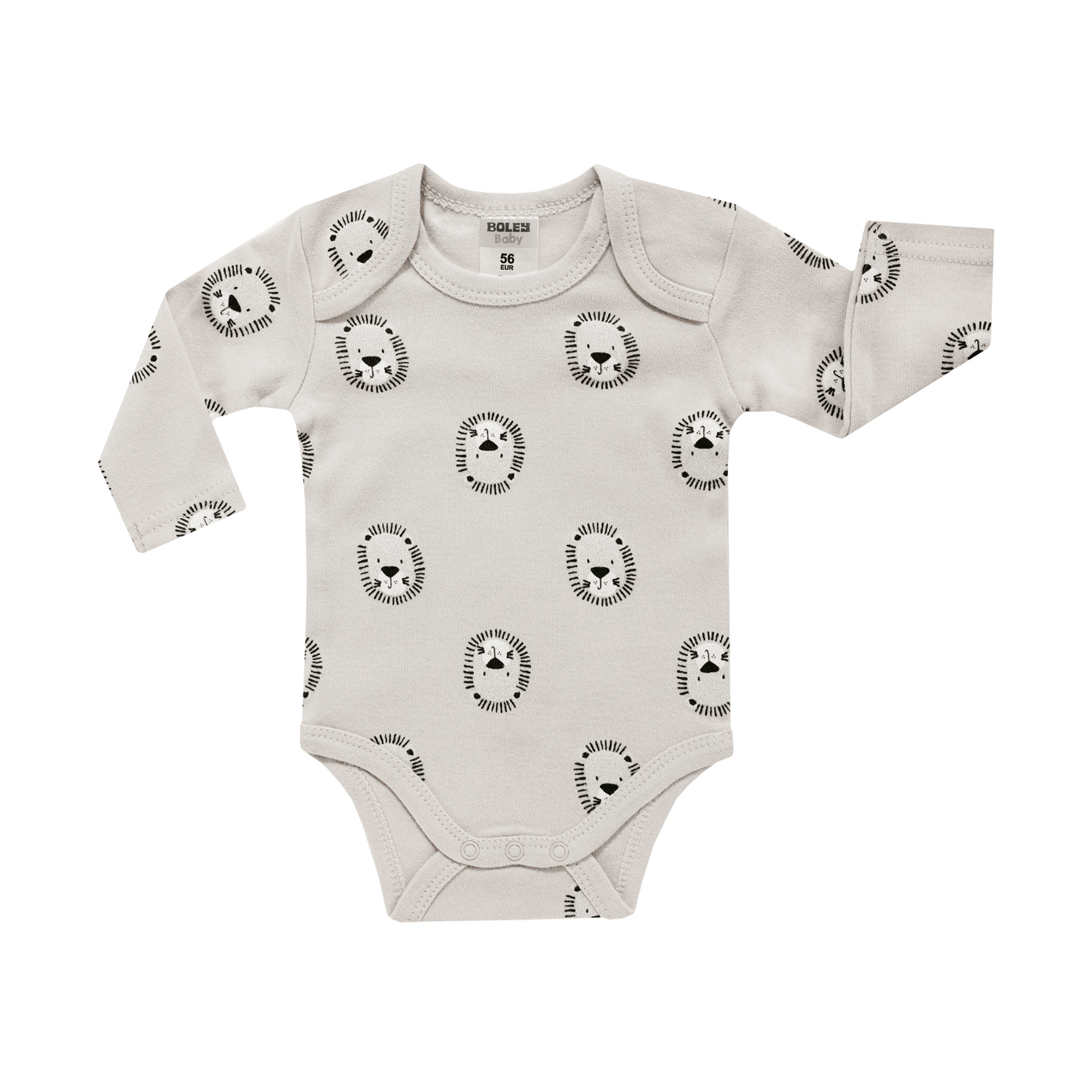Langarmbodys, Boley, Beige – Besonderheit: aus 100% Baumwolle