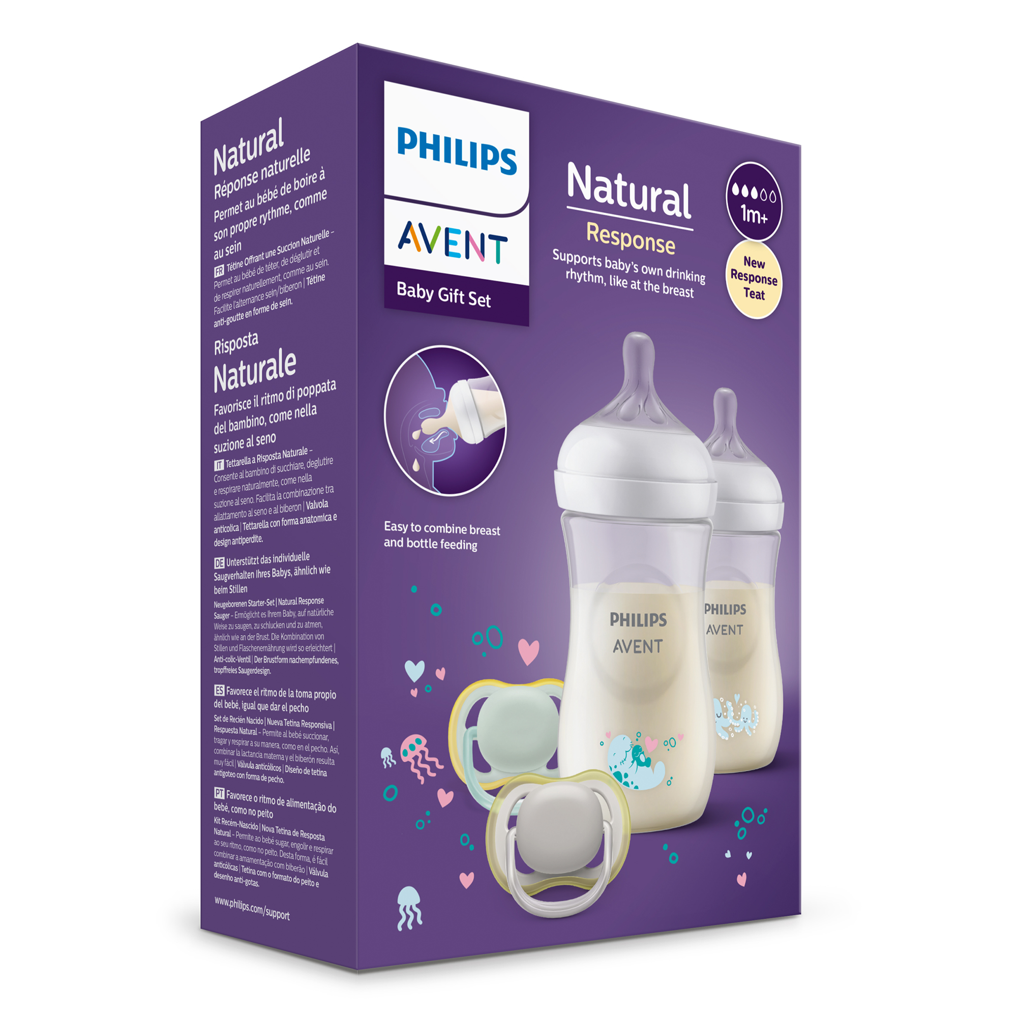 Babyfläschchen, PHILIPS AVENT, Transparent – Produktansicht