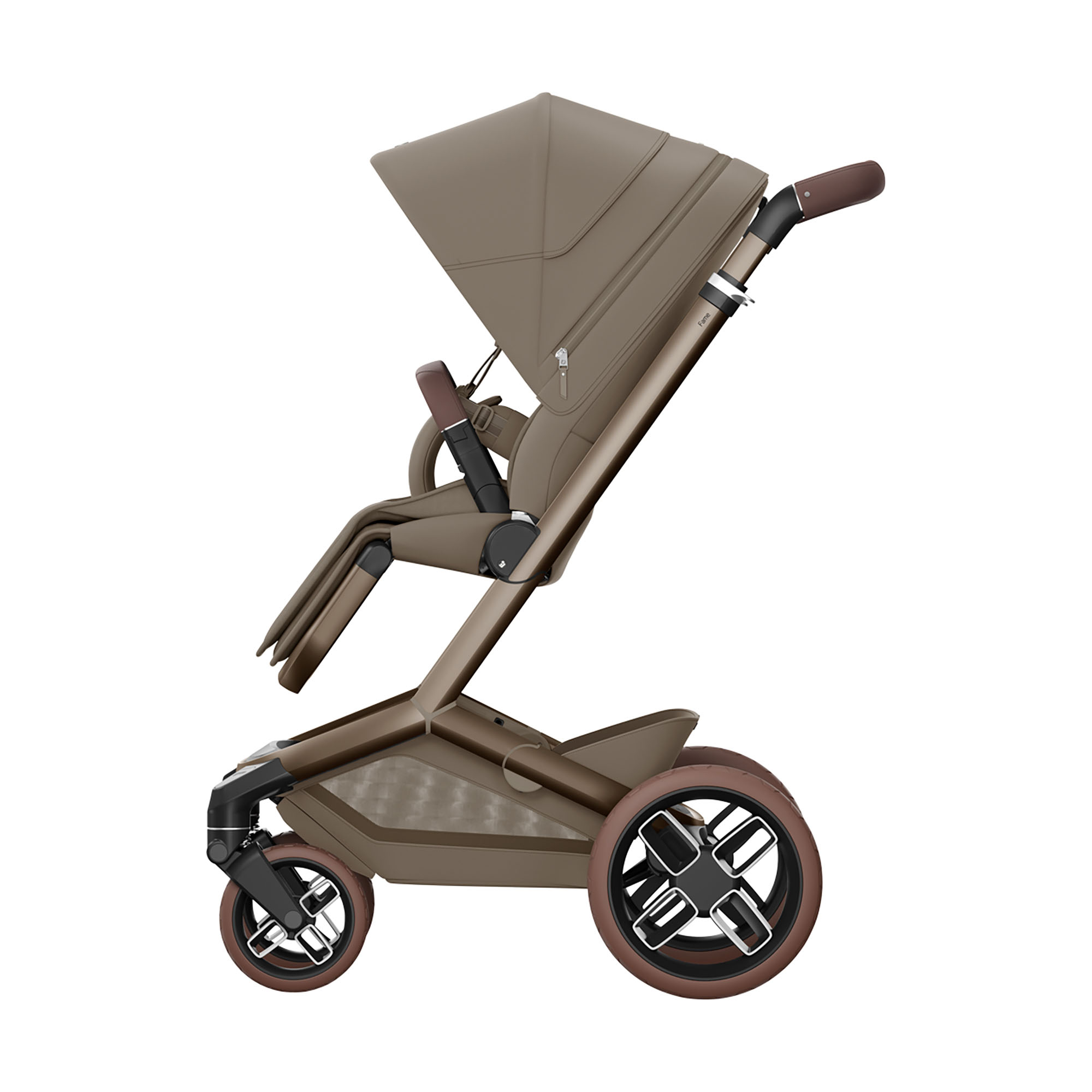 Buggys, MAXI-COSI Premium, Braun – Besonderheit: hervorragender Fahrkomfort dank All-Terrain Räder und beidseitige CosiCruise-Federung