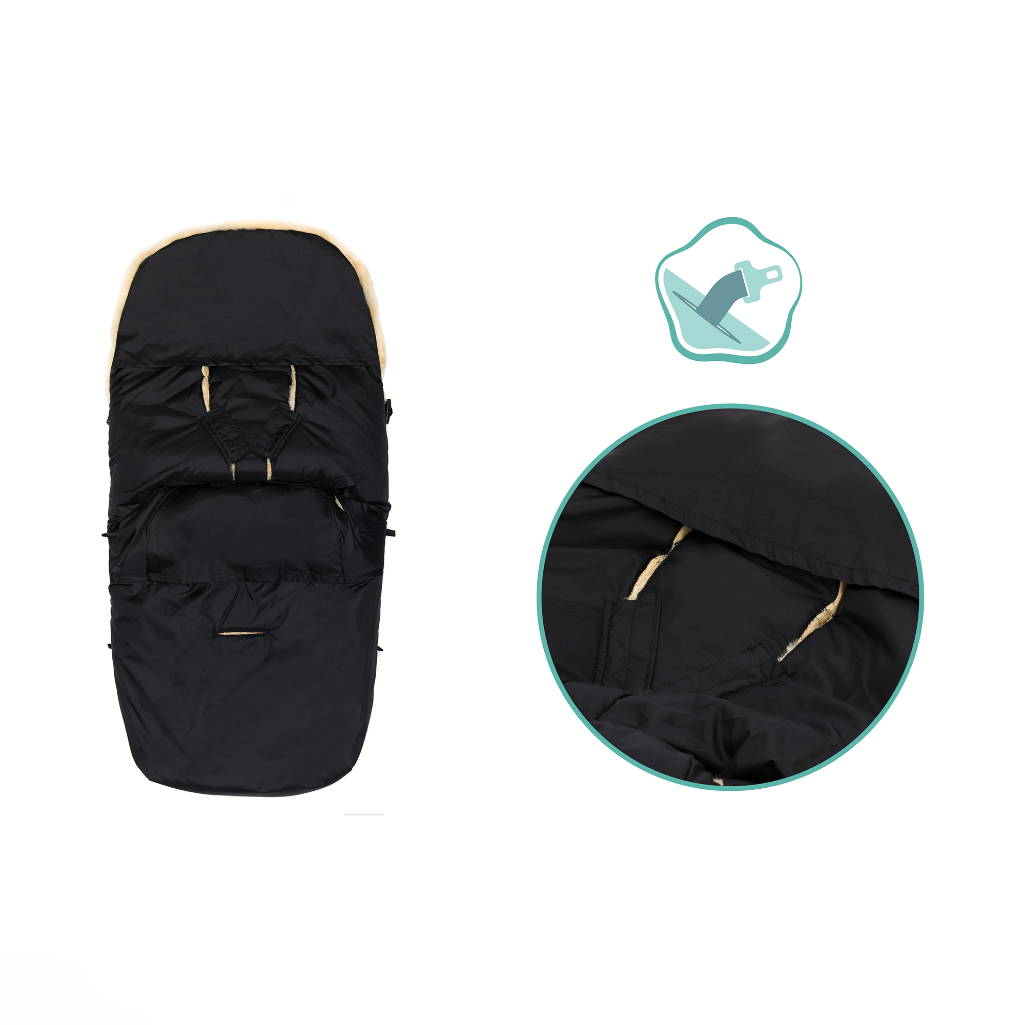 SALE Kinderwagen, LITTLE ONE, Schwarz – Produktansicht