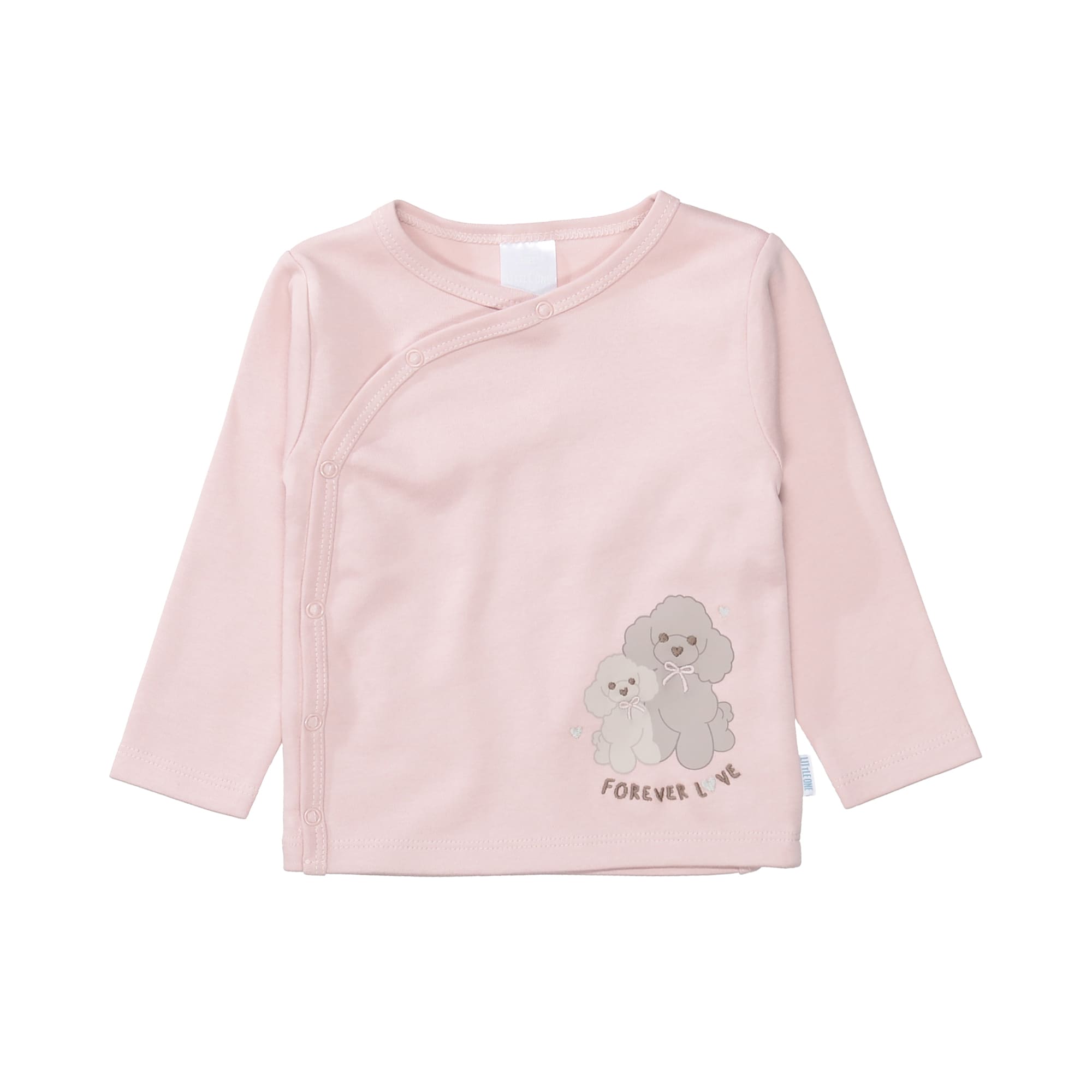 Wickelshirt, LITTLE ONE, Pink – Besonderheit: aus 100% Bio-Baumwolle