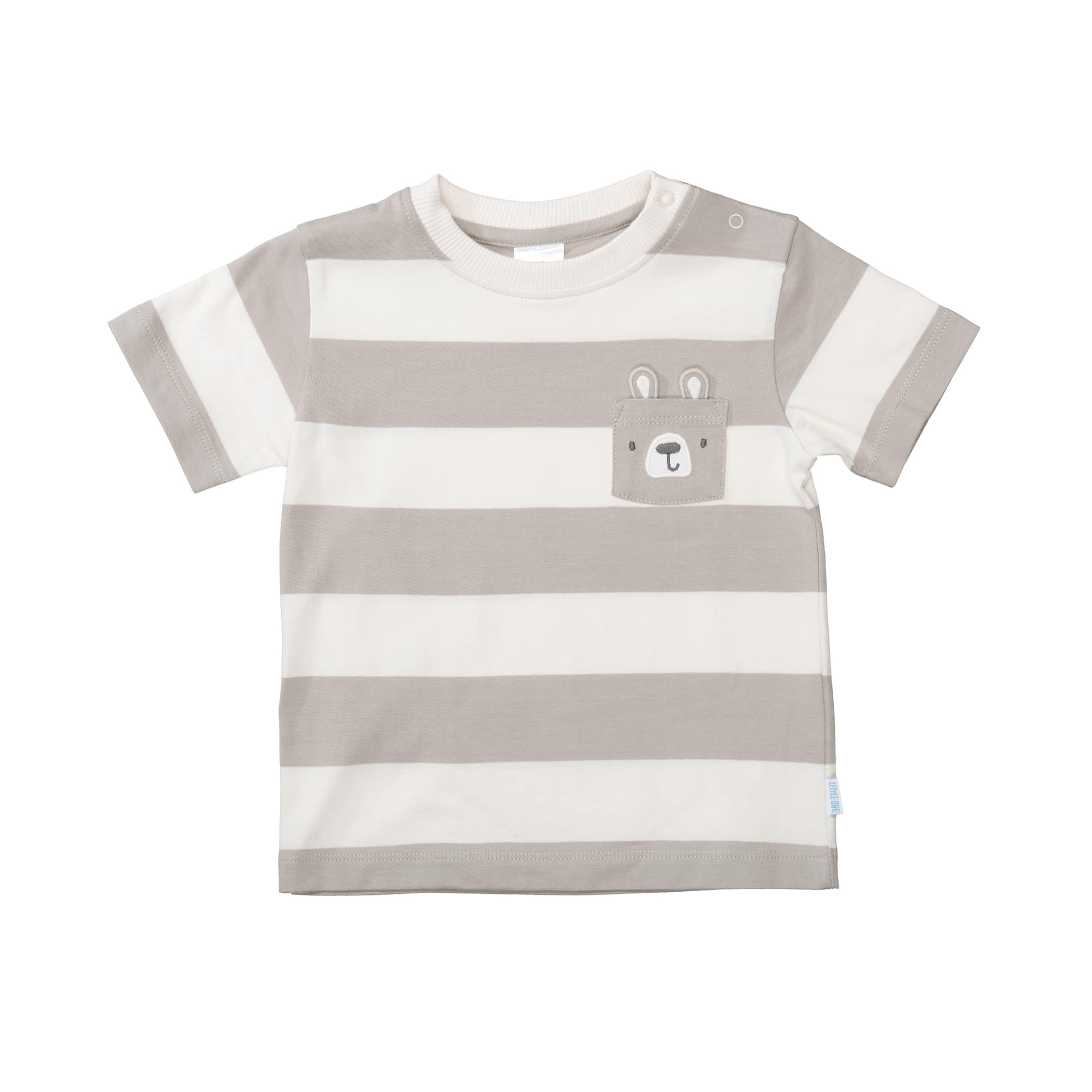 Kurzarmshirts, LITTLE ONE, Beige – Produktansicht
