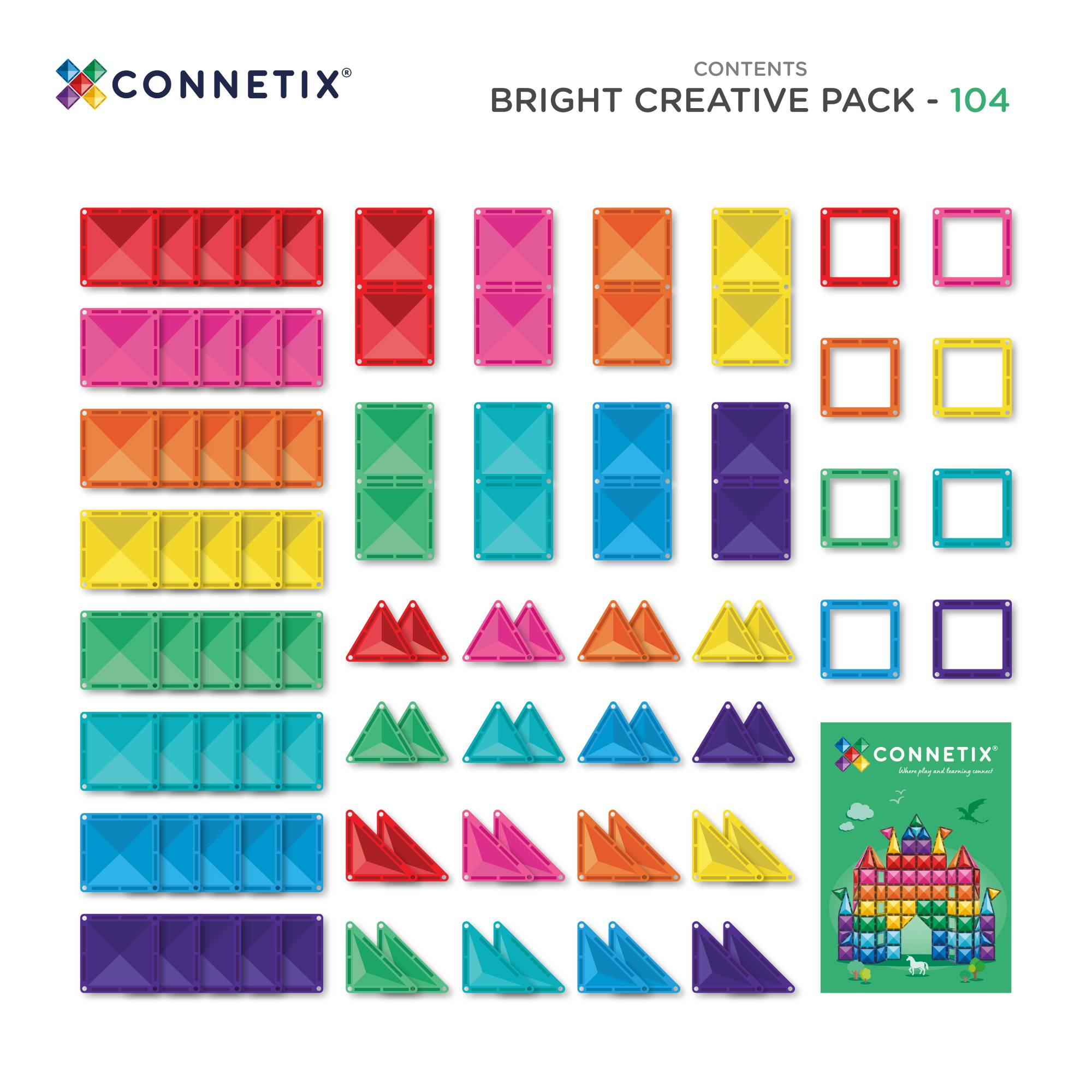 Bausteine, Connetix, Grün – Produktansicht