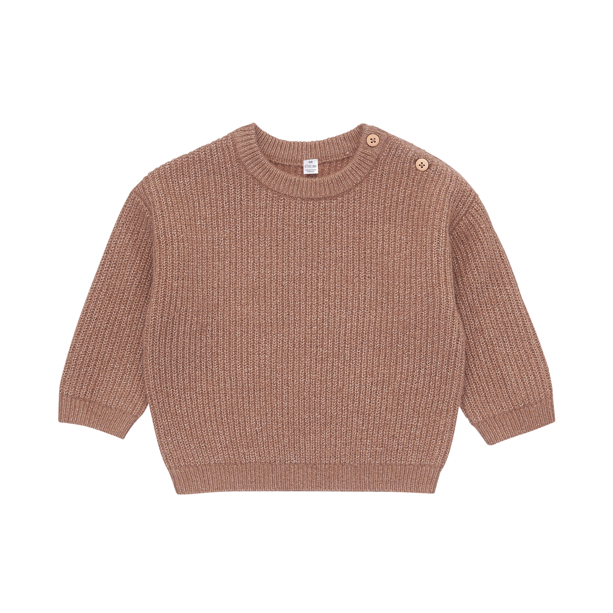 Strickpullover, LITTLE ONE, Braun – Besonderheit: kuschelig weich