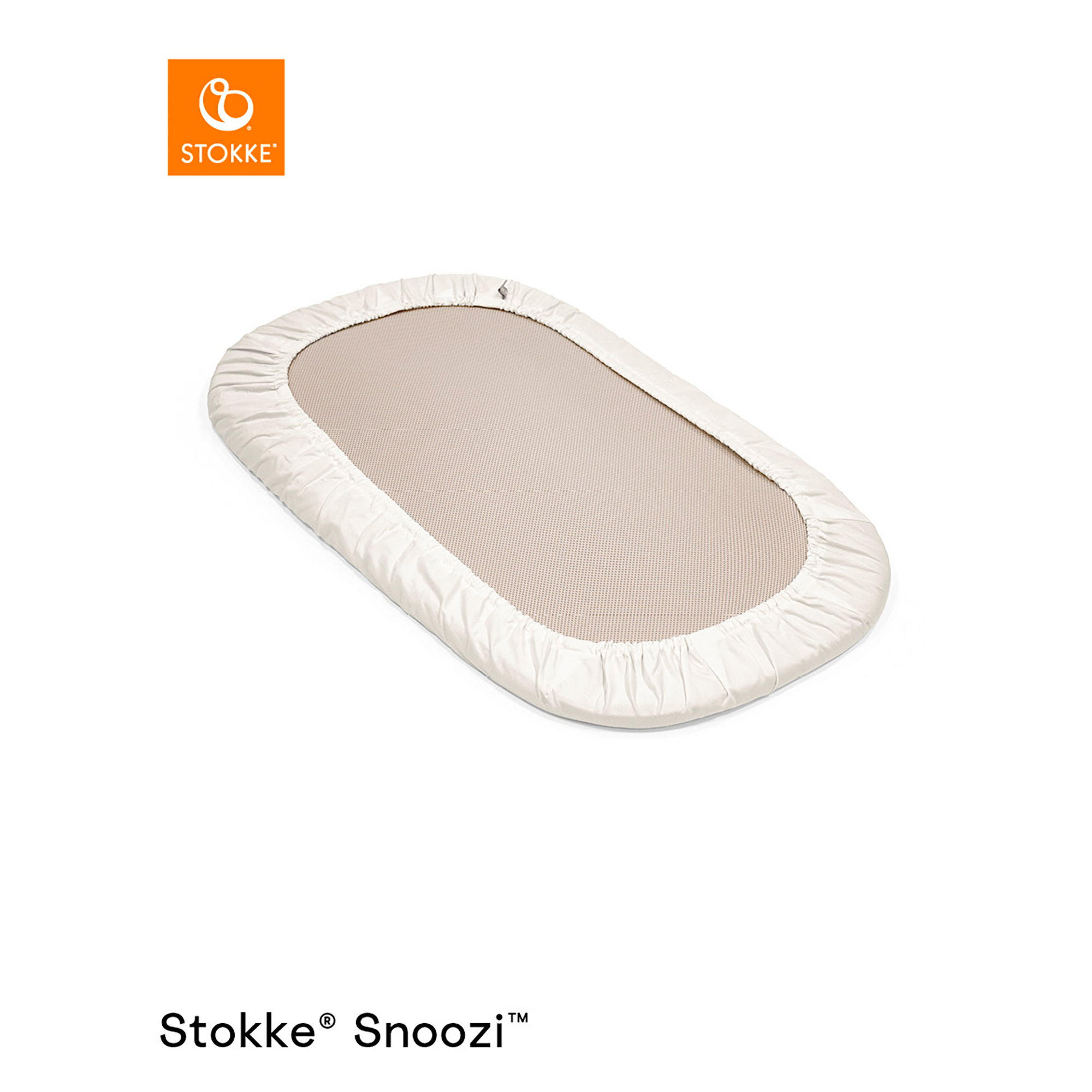 Spannbettlaken, STOKKE, Mehrfarbig – Produktansicht