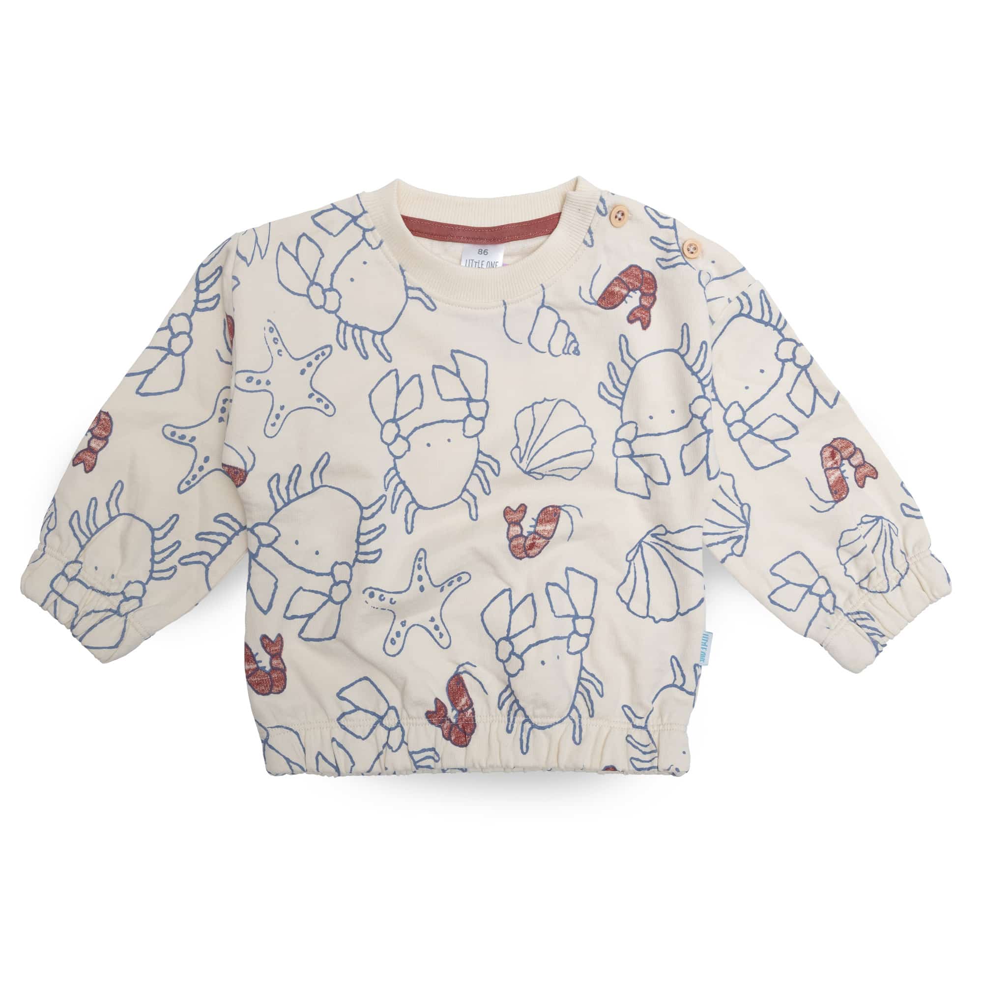Pullover & Sweatshirts, LITTLE ONE, Weiß – Besonderheit: aus 100% Baumwolle