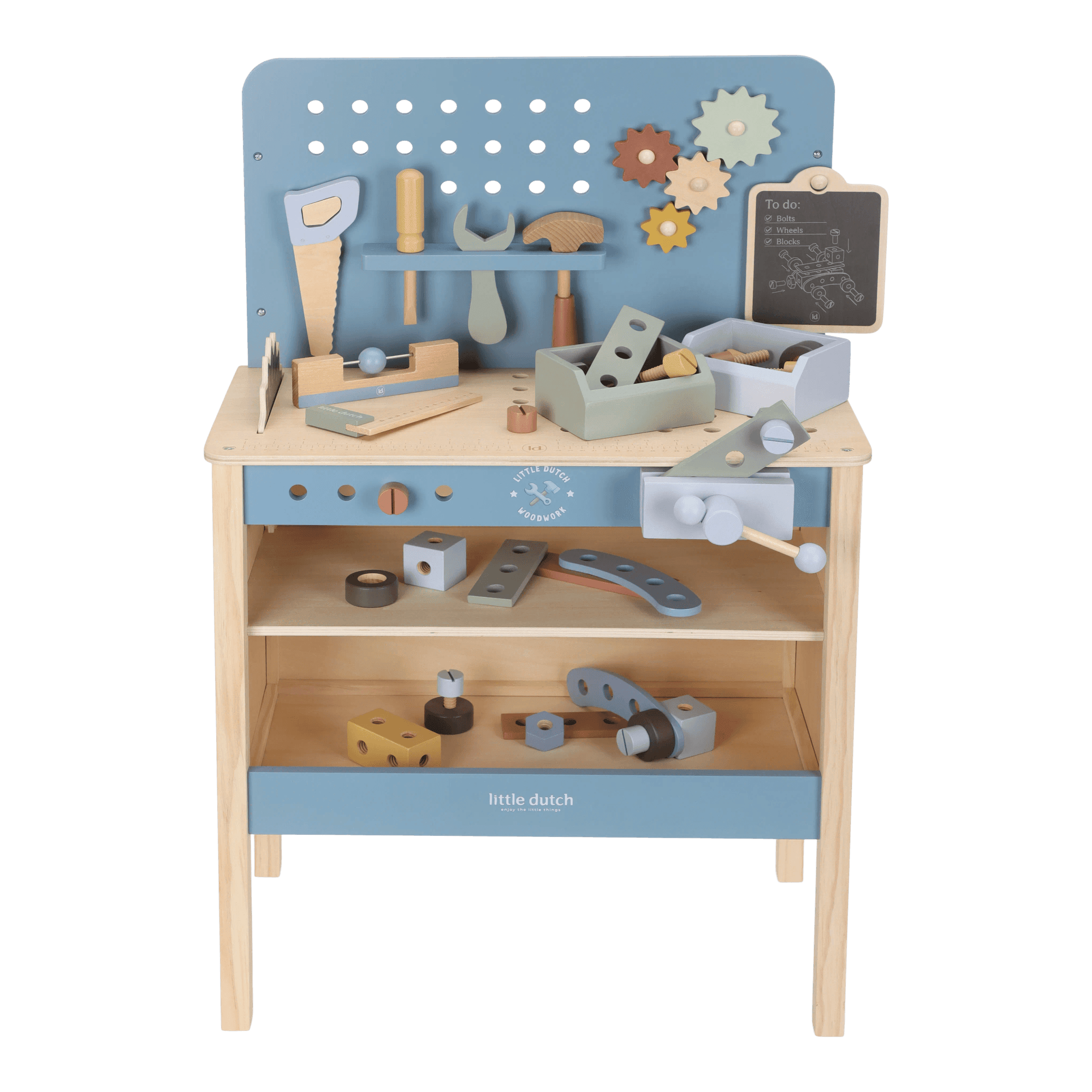 Kinderwerkbank, LITTLE DUTCH, Blau – Produktansicht