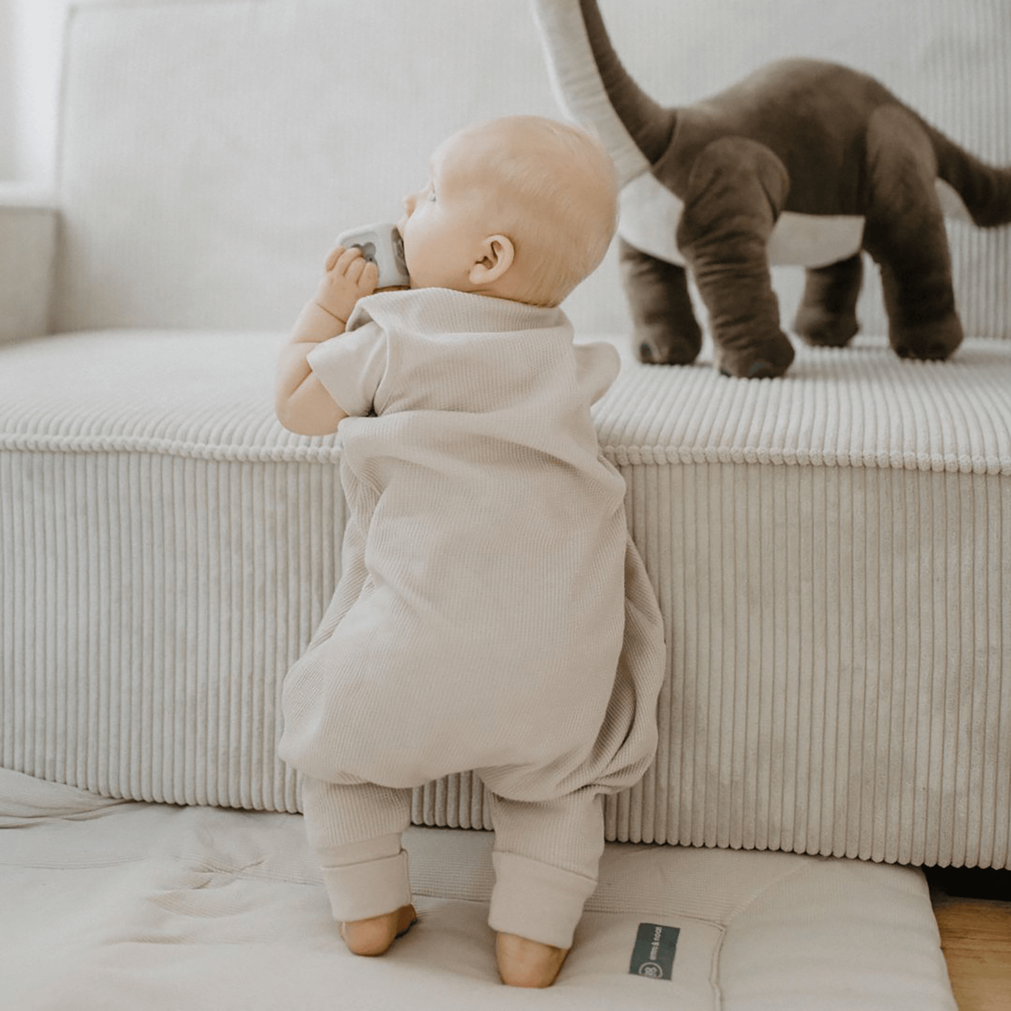 Sommerschlafsäcke, Emma & Noah, Beige – Produktansicht