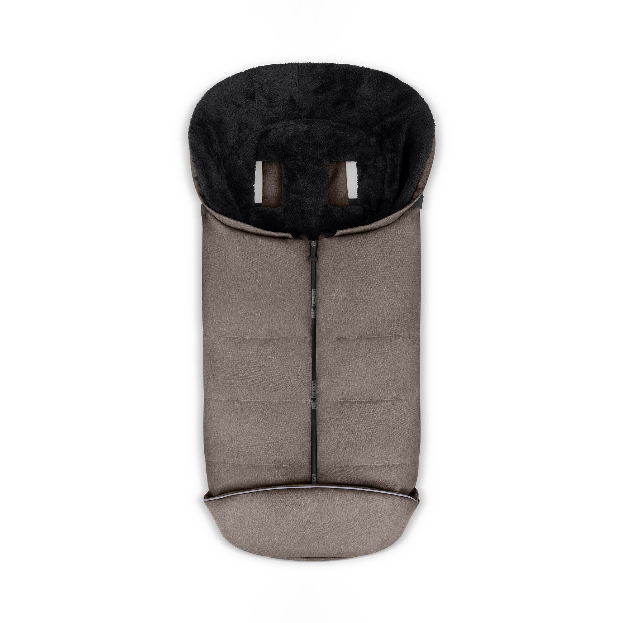 Fußsäcke & Decken, ABC DESIGN, Beige – Besonderheit: kuschelig warm dank Thermo-Fleece und Kapuze in Mumienform