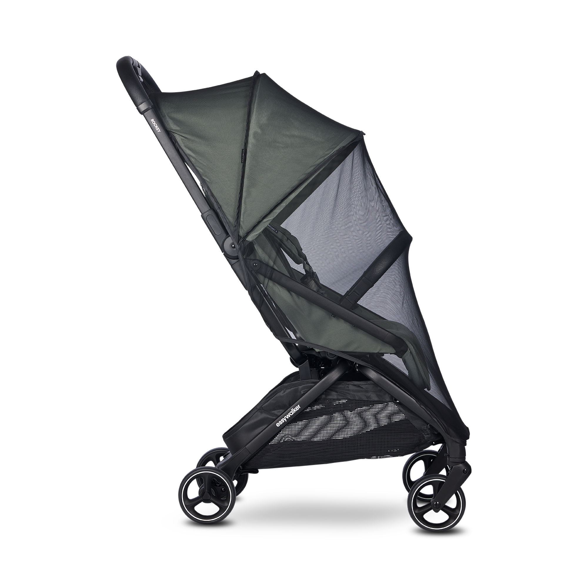 Sonnen- & Insektenschutz Kinderwagen, easywalker, Schwarz – Besonderheit: idealer Schutz vor Insekten
