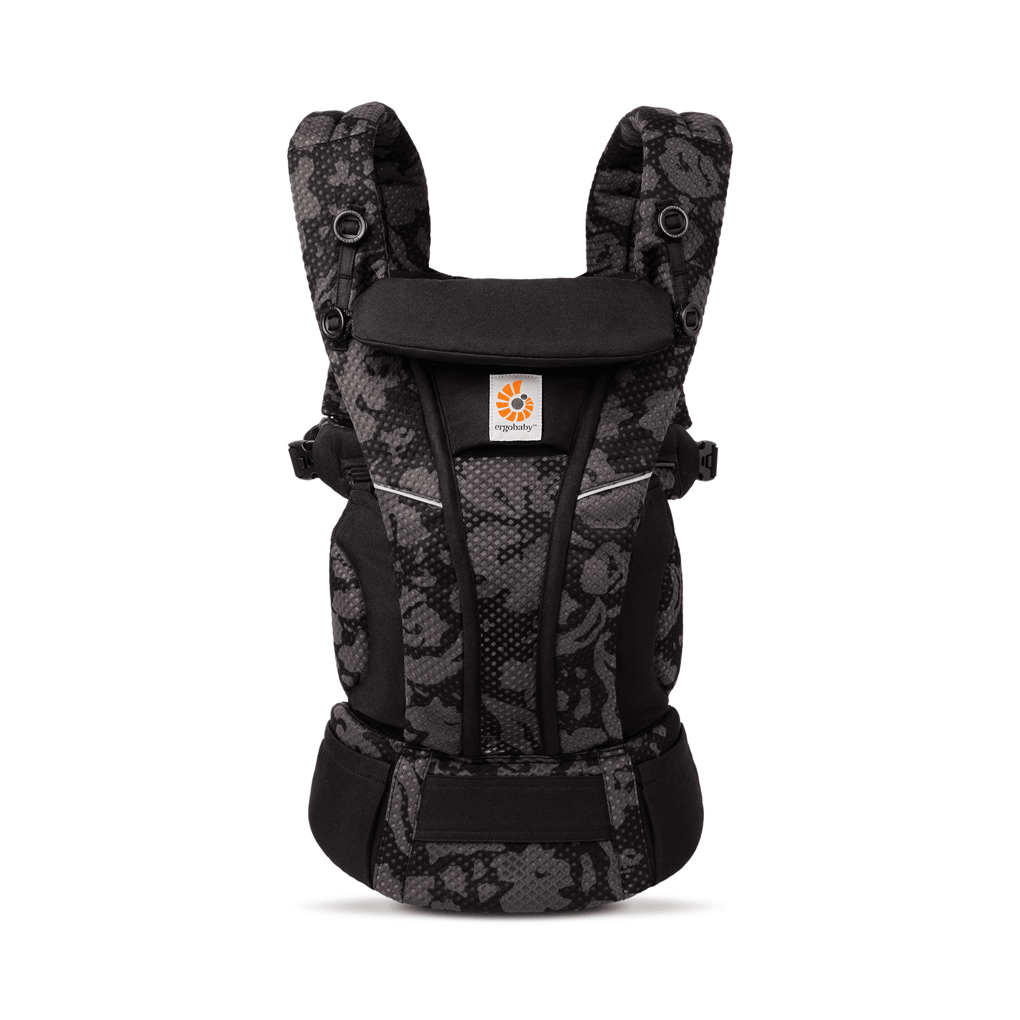 ERGObaby, Schwarz – Besonderheit: drei mögliche Trageweisen: auf dem Bauch, der Hüfte oder dem Rücken