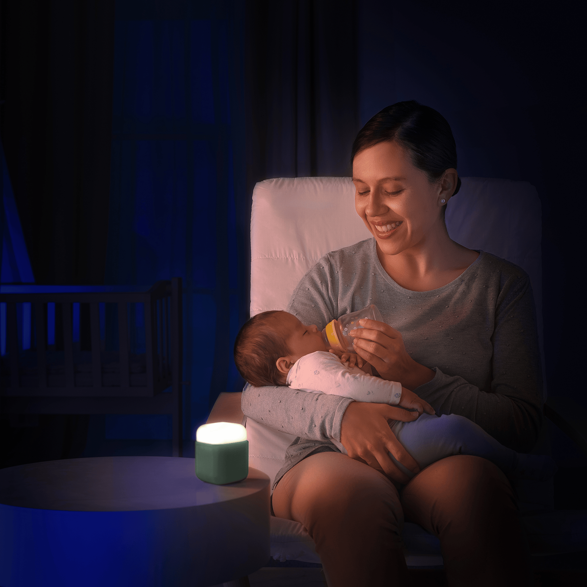 Nachtlichter, reer, Grün – Produktansicht
