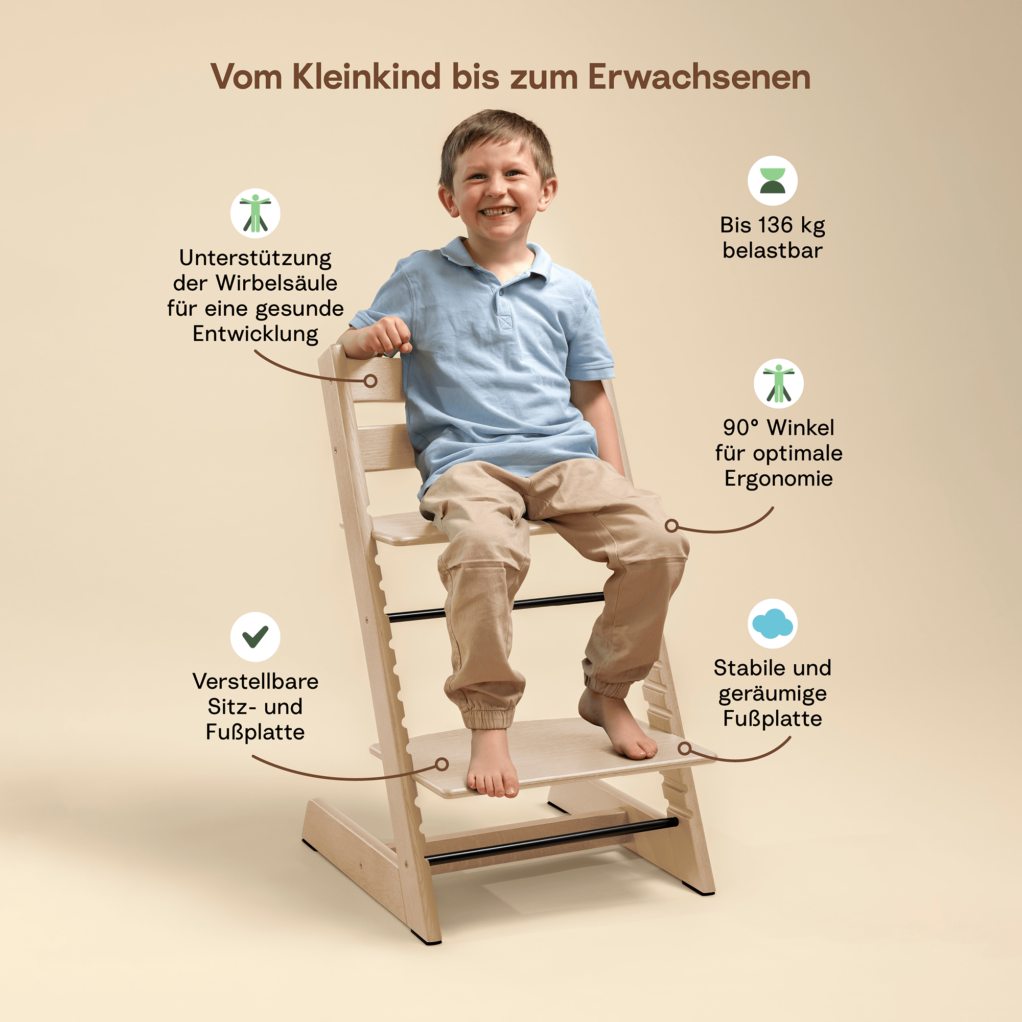 Hochstuhl Zubehör, STOKKE, Grau – Produktansicht