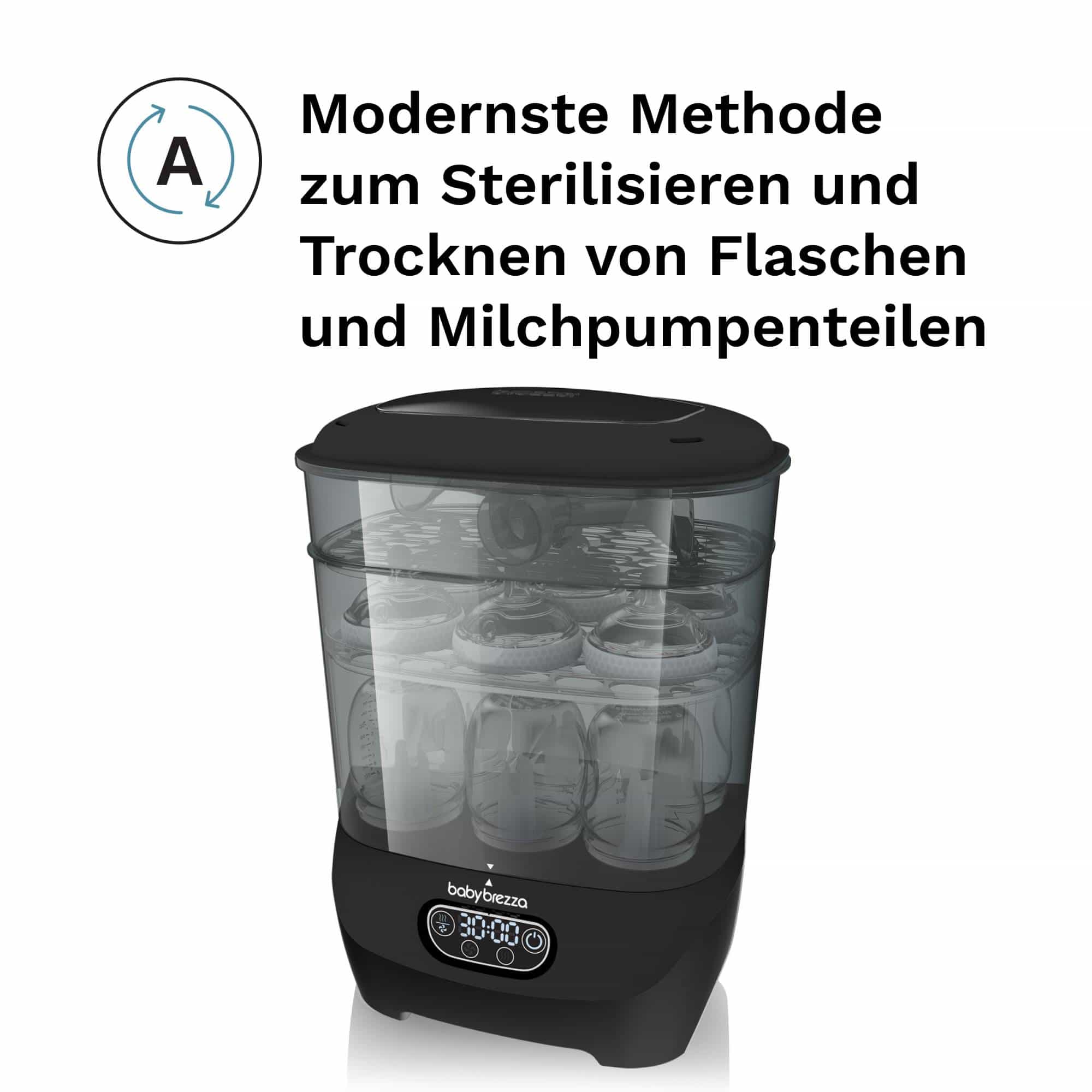 Vaporisatoren, babybrezza, Schwarz – Produktansicht