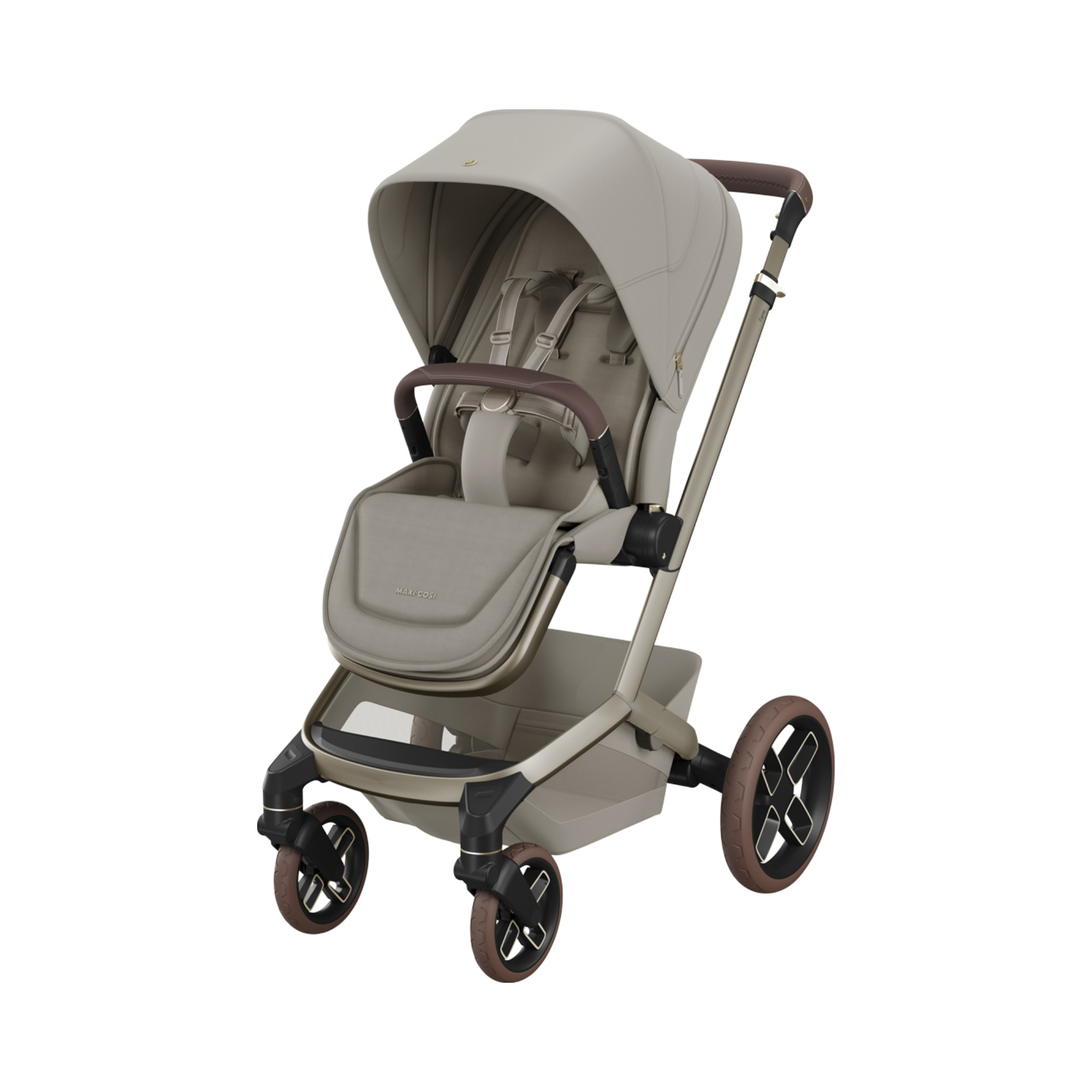 Buggys, MAXI-COSI Premium, Beige – Besonderheit: hervorragender Fahrkomfort dank All-Terrain Räder und beidseitige CosiCruise-Federung