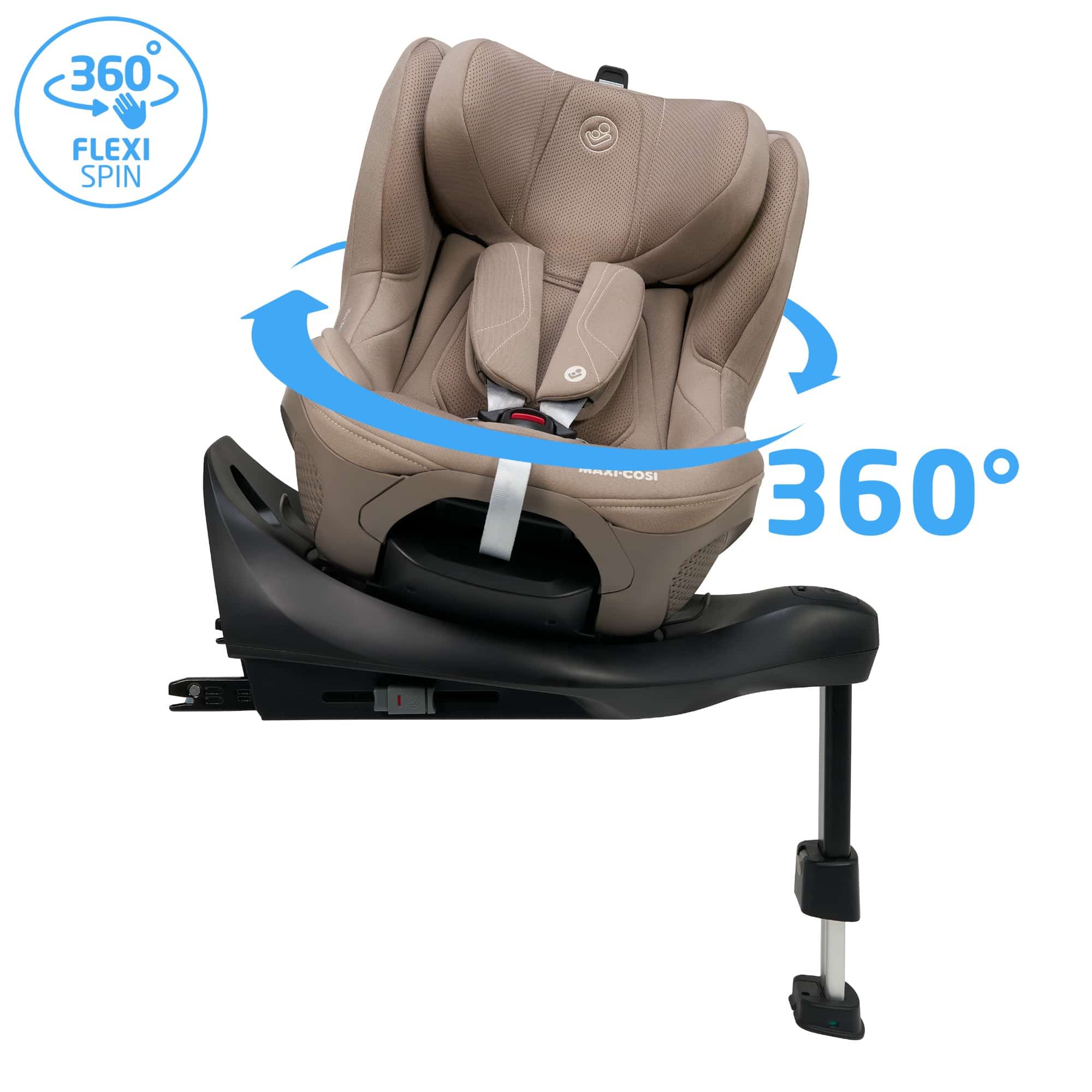 Reboarder 0-18 kg, Gruppe 0+/1, MAXI-COSI, Beige – Besonderheit: 360° Drehung mit nur einer Hand