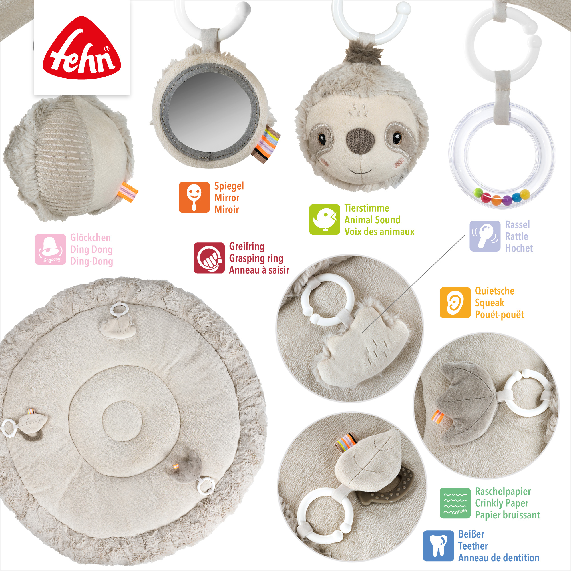 Spielbögen, fehn, Grau – Produktansicht