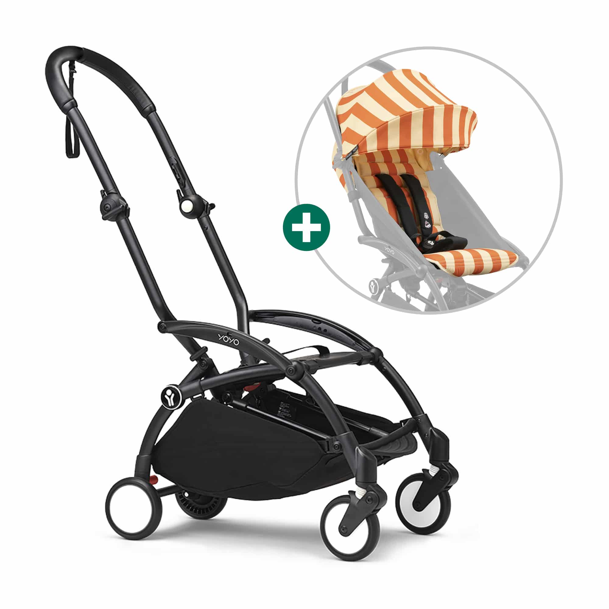 Buggys, STOKKE, Orange – Besonderheit: Set bestehend aus Gestell und Textilset