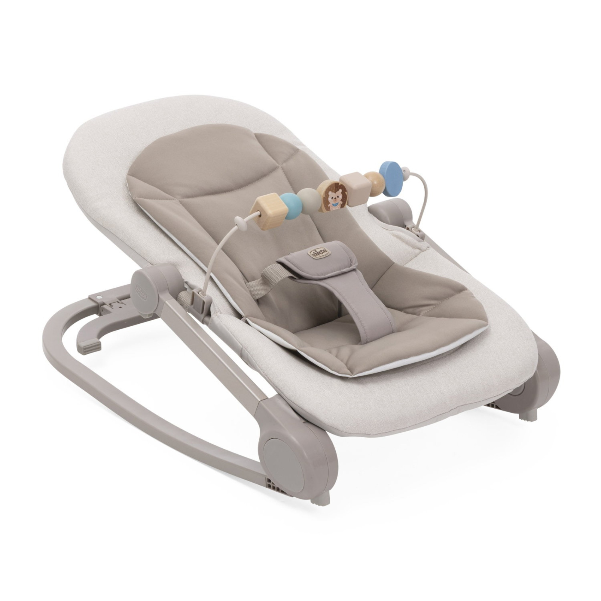 Wippen, chicco, Weiß – Besonderheit: inklusive Verkleinerungskissen für eine ideale ergonomische Haltung eines Neugeborenen