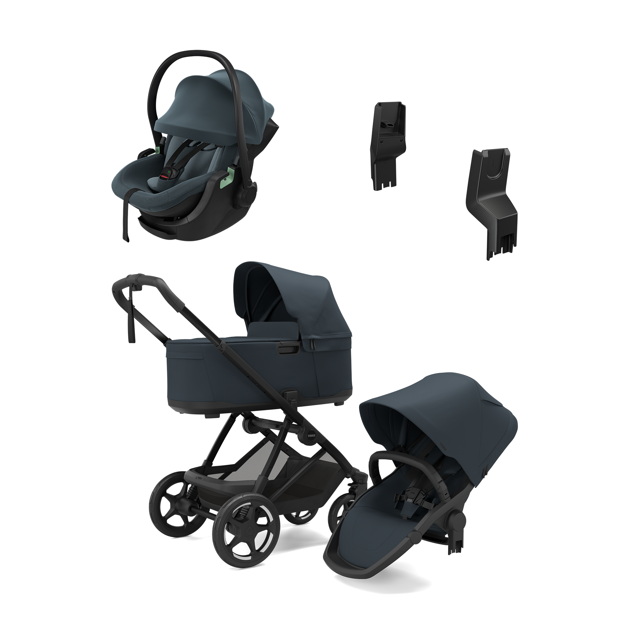 Kinderwagen Komplettsets, THULE, Blau – Produktansicht