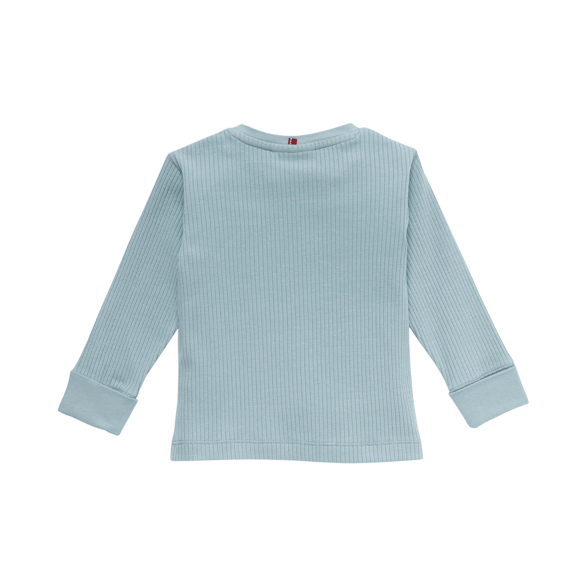 Langarmshirts, People Wear Organic, Blau – Besonderheit: aus 95% Bio-Baumwolle
