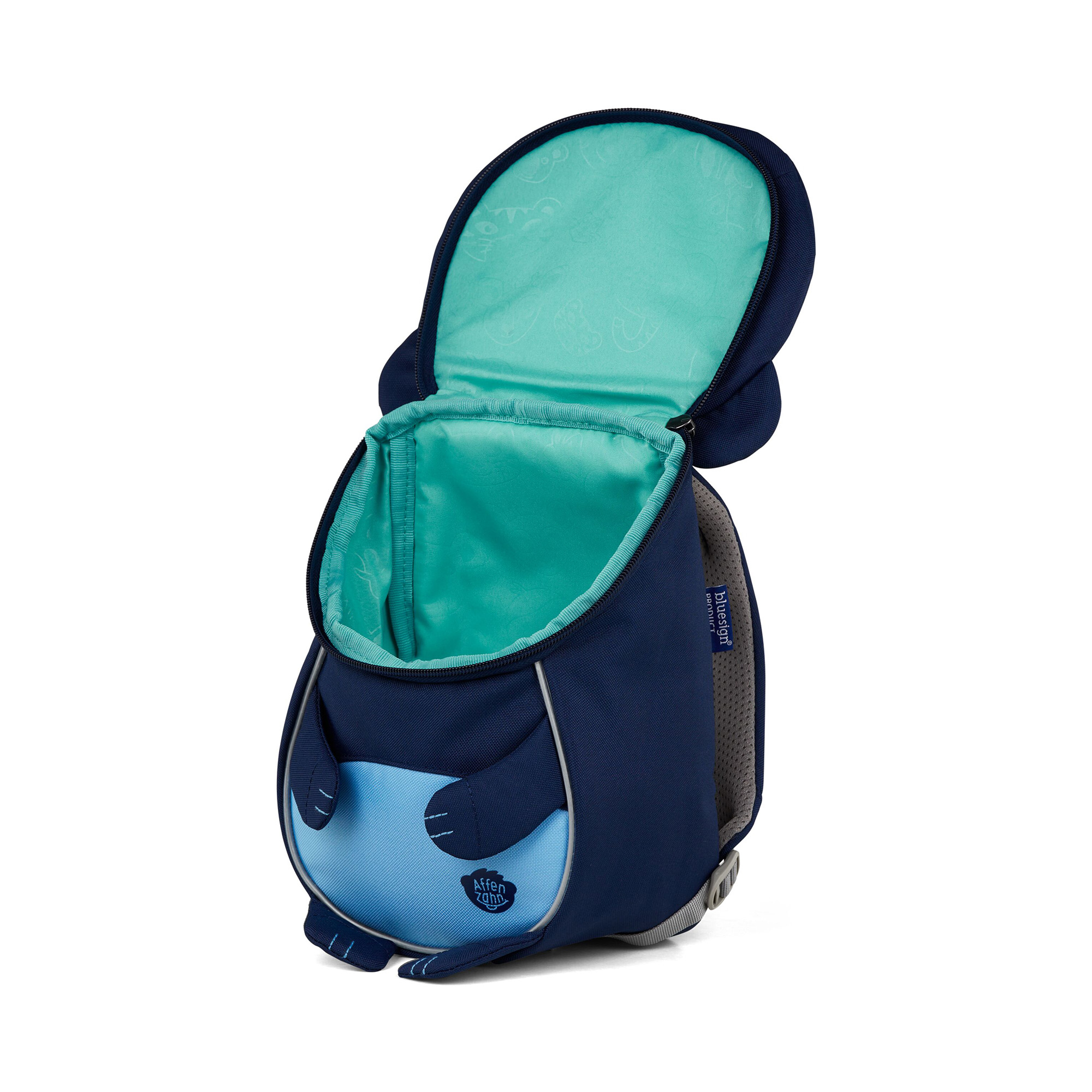 Kinderrucksäcke, Affenzahn, Blau – Produktansicht
